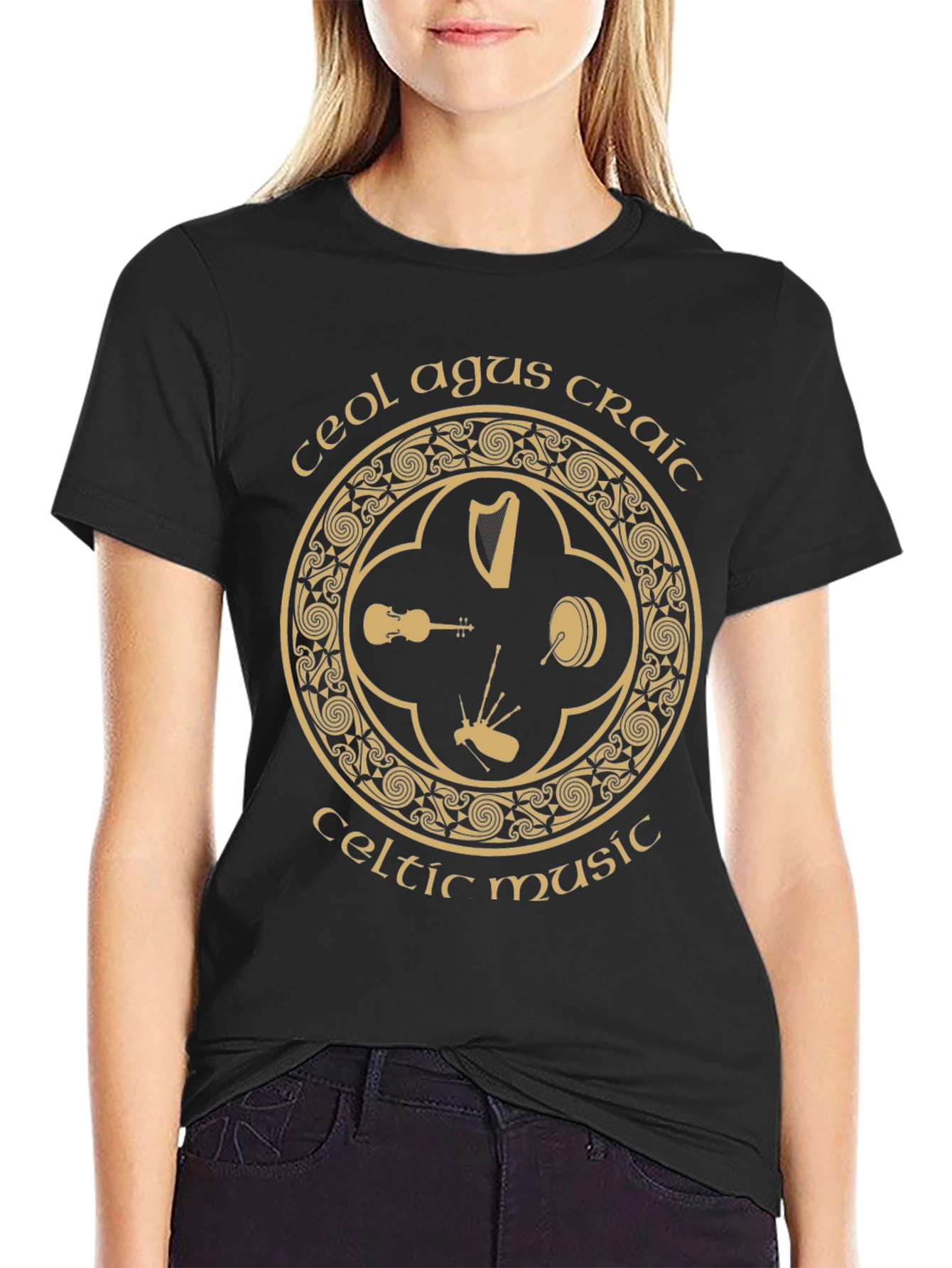 Ceol Agus Craic Celtic Music T-Shirt