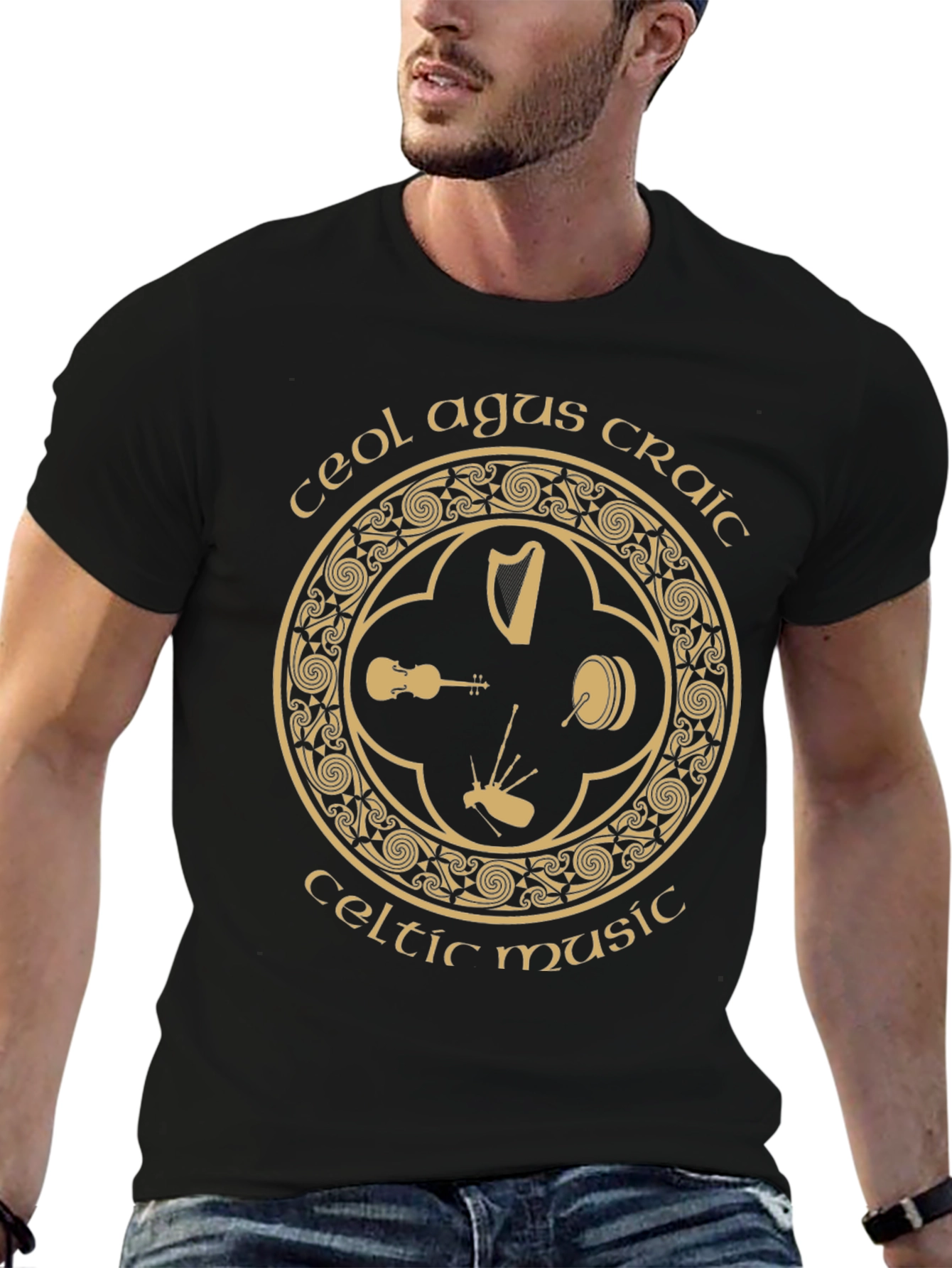 Ceol Agus Craic Celtic Music T-Shirt