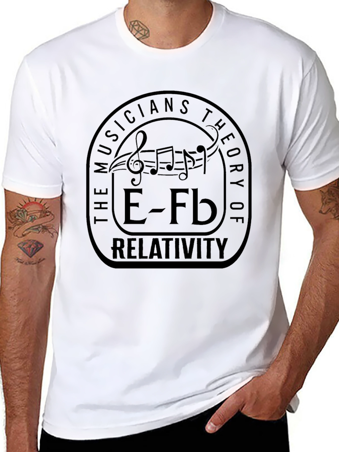 Musicians Theory of Relativity Graphic T-Shirt