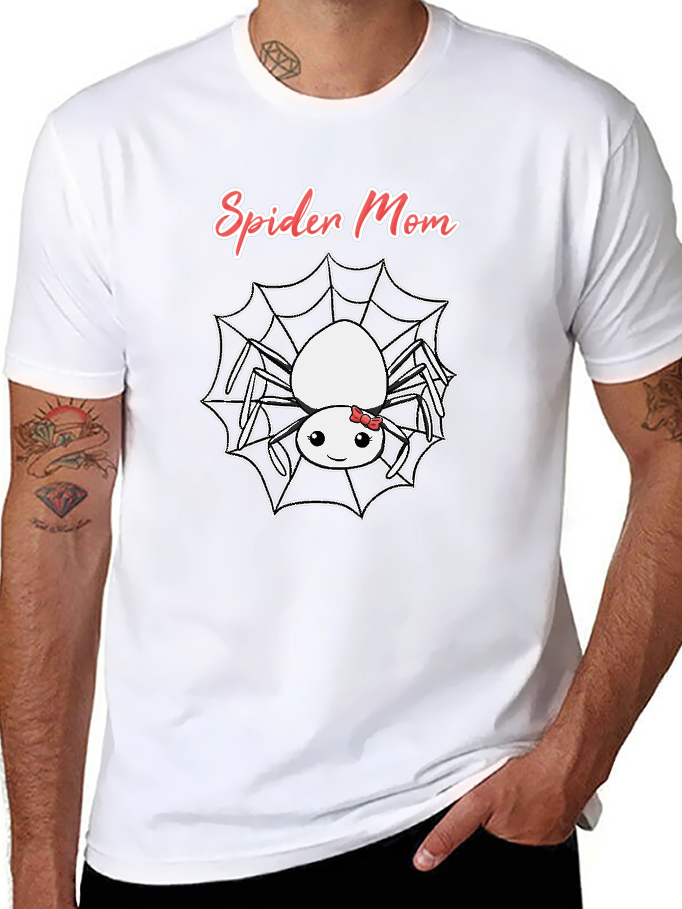 Spider Mom T-Shirt - Cute Graphic Tee