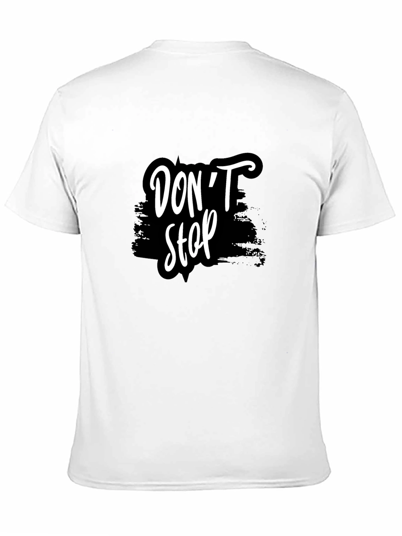 Dont Stop Graphic Tee - Stylish Black T-Shirt