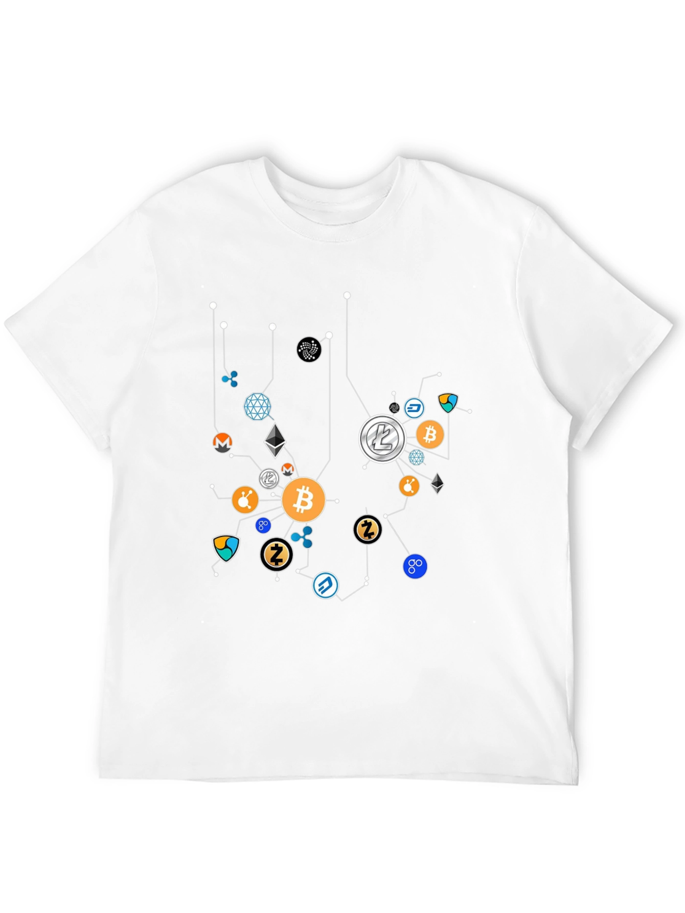 Crypto Network T-Shirt - Bitcoin & Altcoins