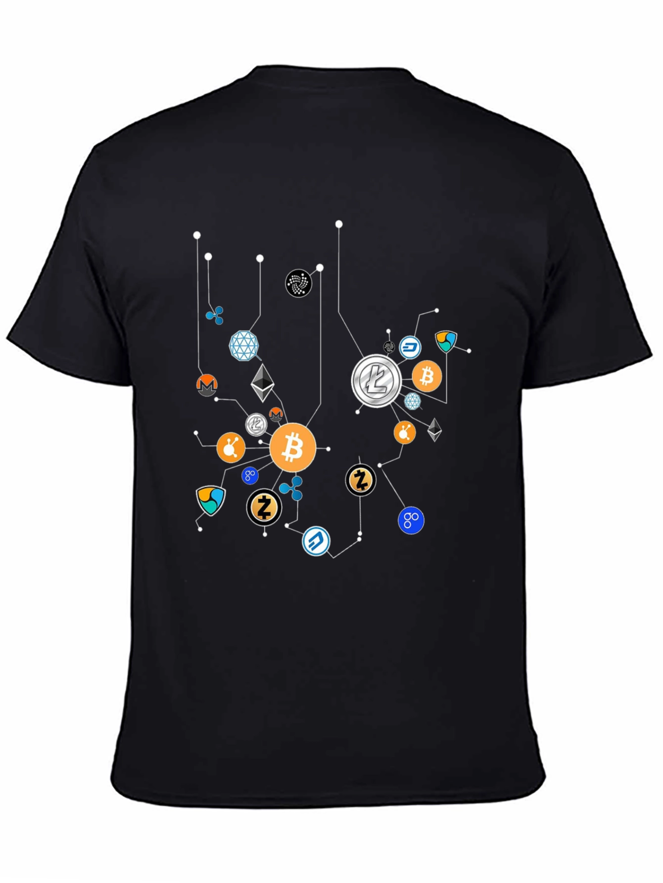 Crypto Network T-Shirt - Bitcoin & Altcoins