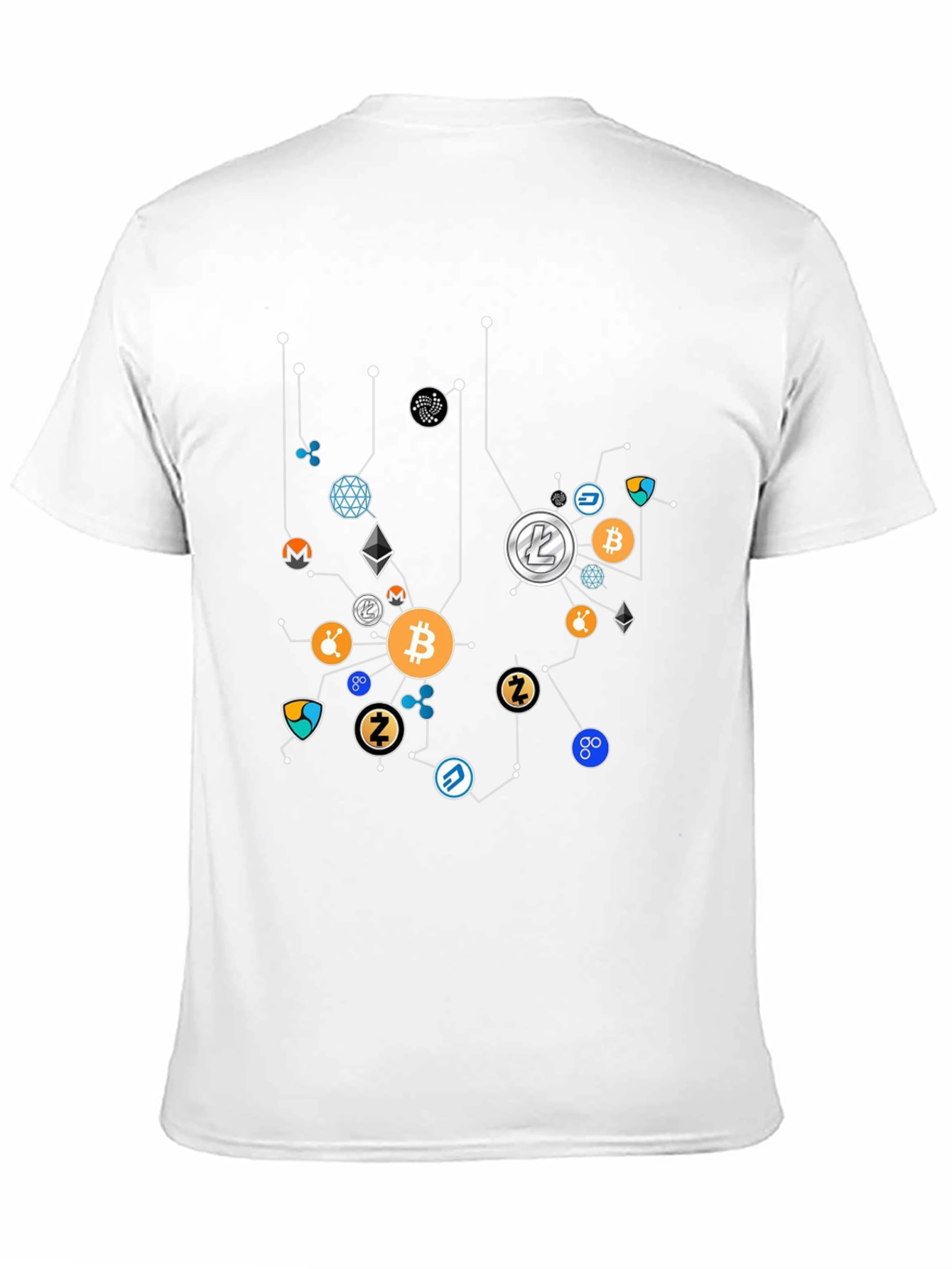 Crypto Network T-Shirt - Bitcoin & Altcoins