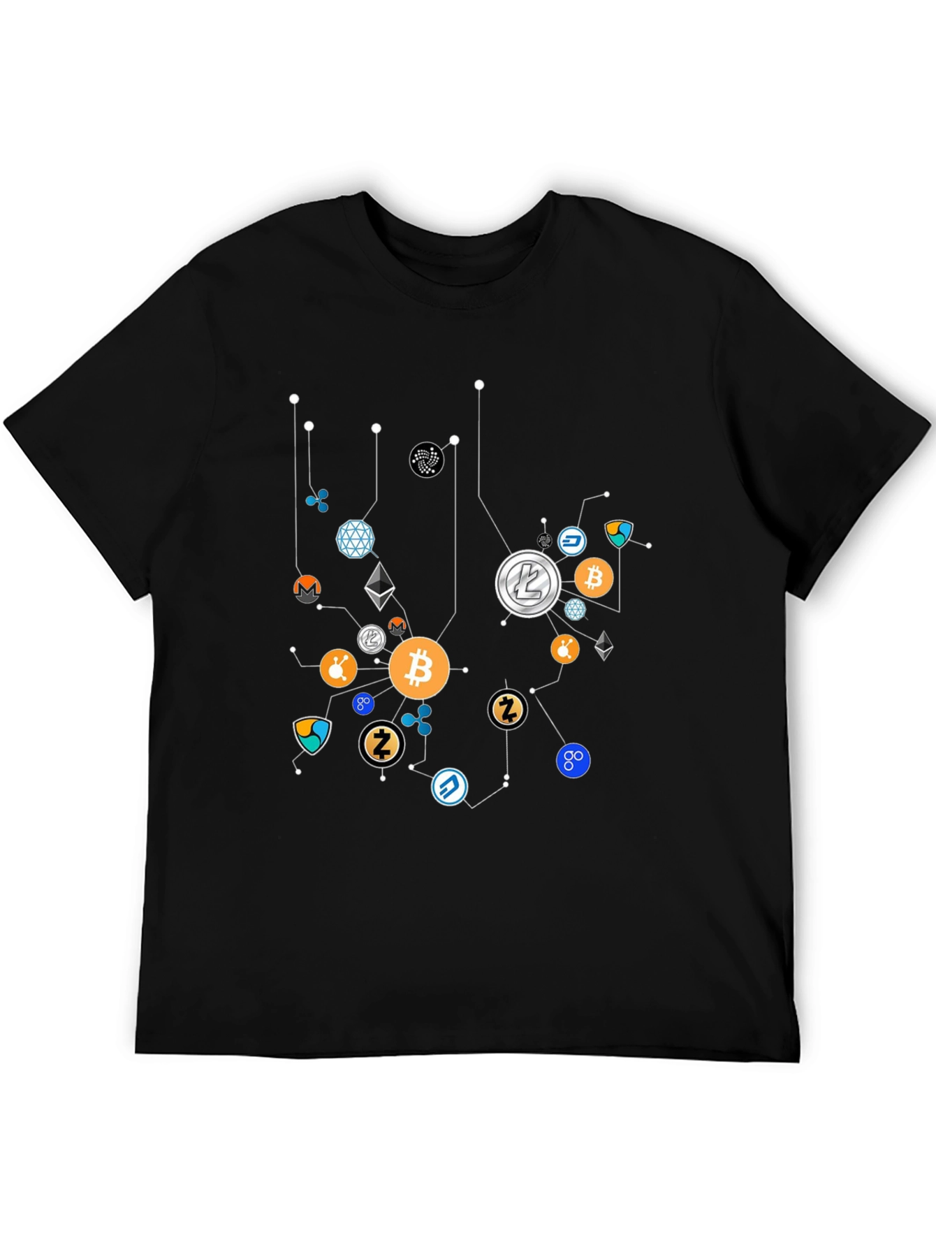 Crypto Network T-Shirt - Bitcoin & Altcoins