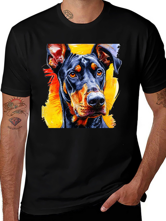 Doberman Graphic Tee - Stylish Dog Lover T-Shirt