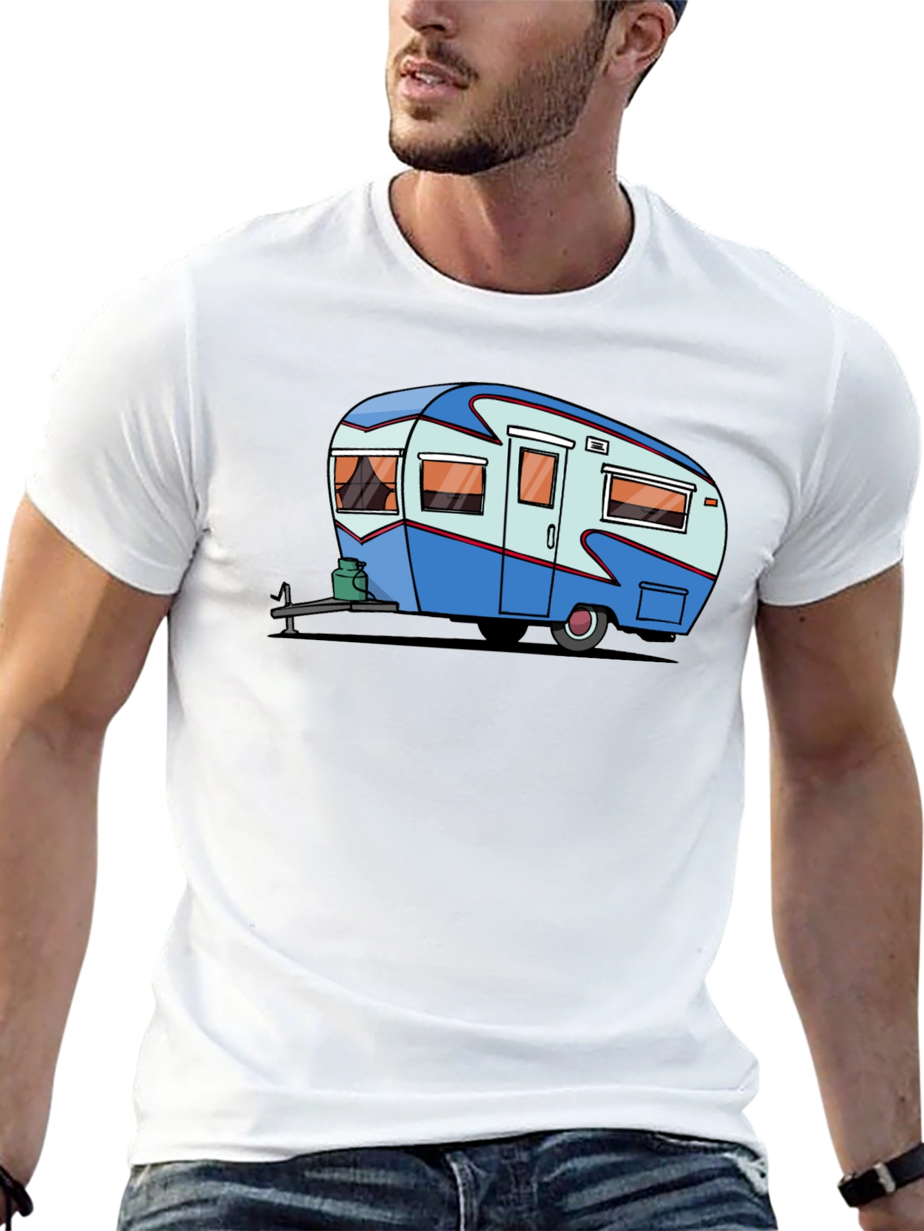 Retro Camper Graphic Tee - Road Trip Ready!