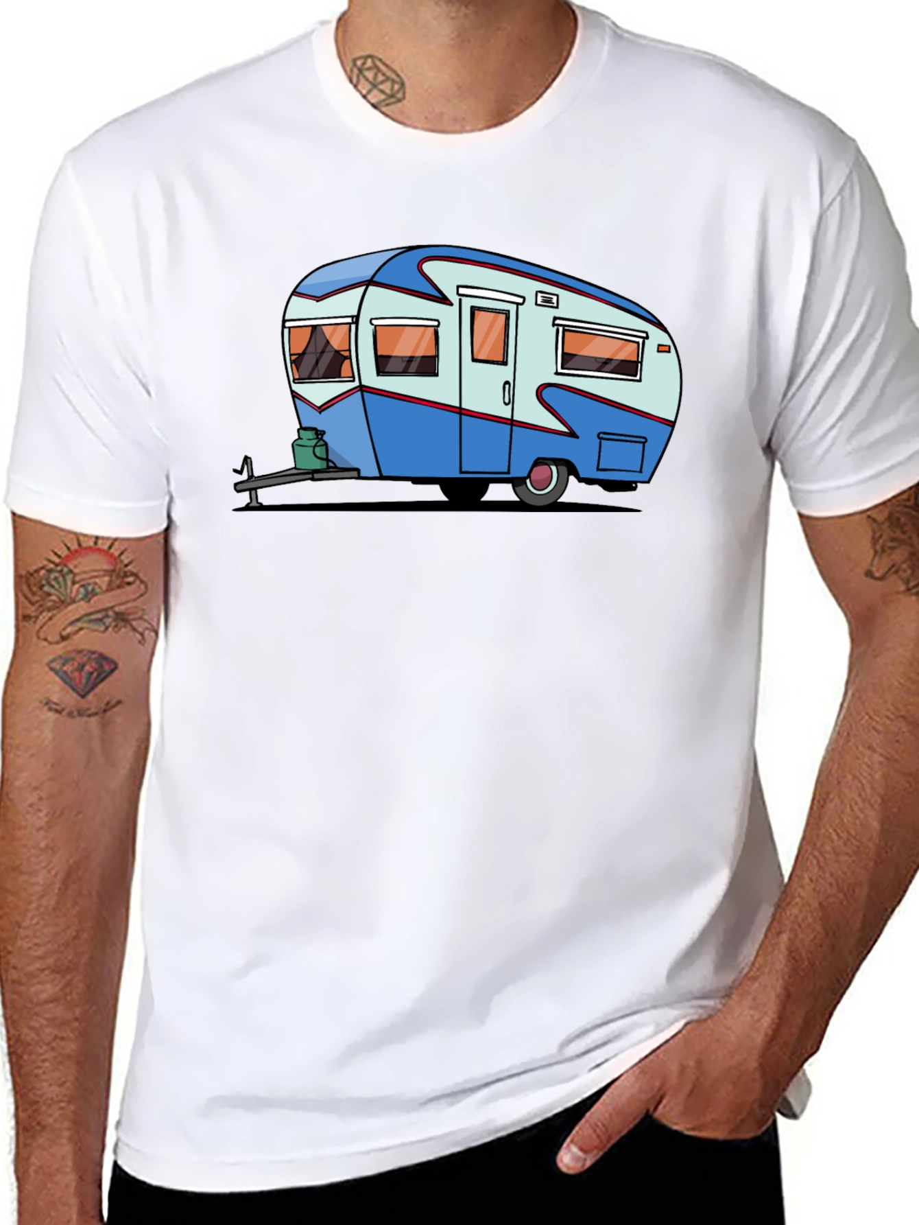 Retro Camper Graphic Tee - Road Trip Ready!