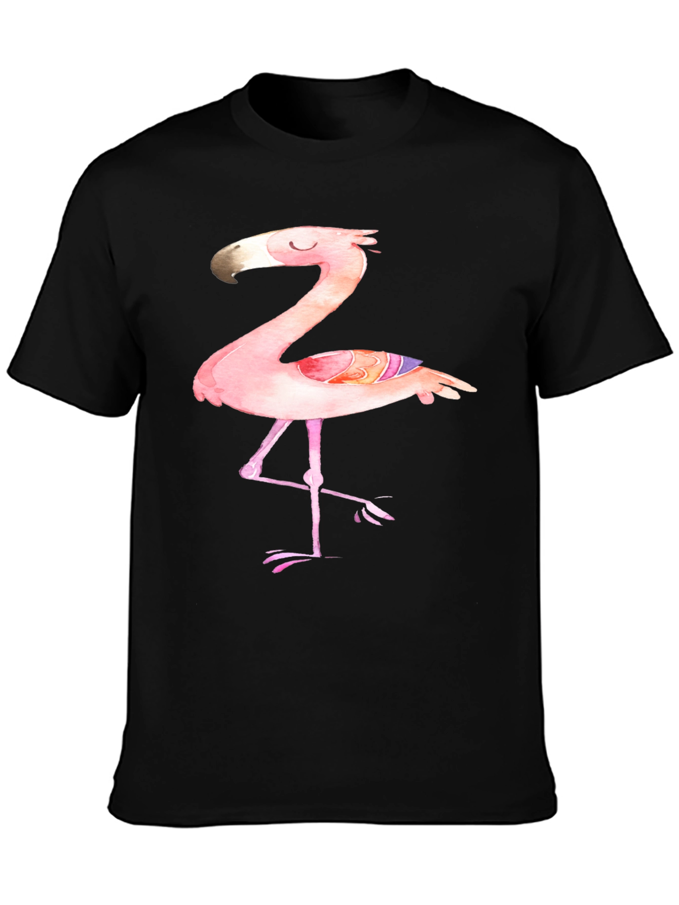Watercolor Flamingo Graphic Tee