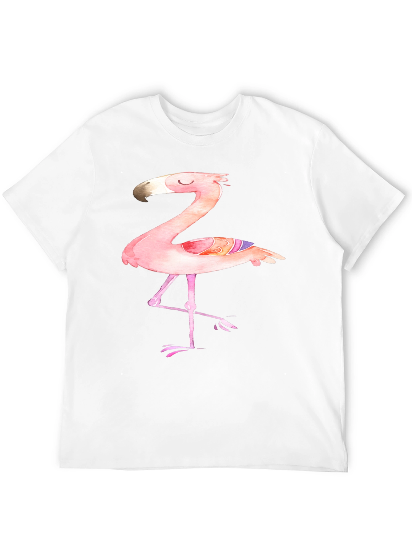 Watercolor Flamingo Graphic Tee