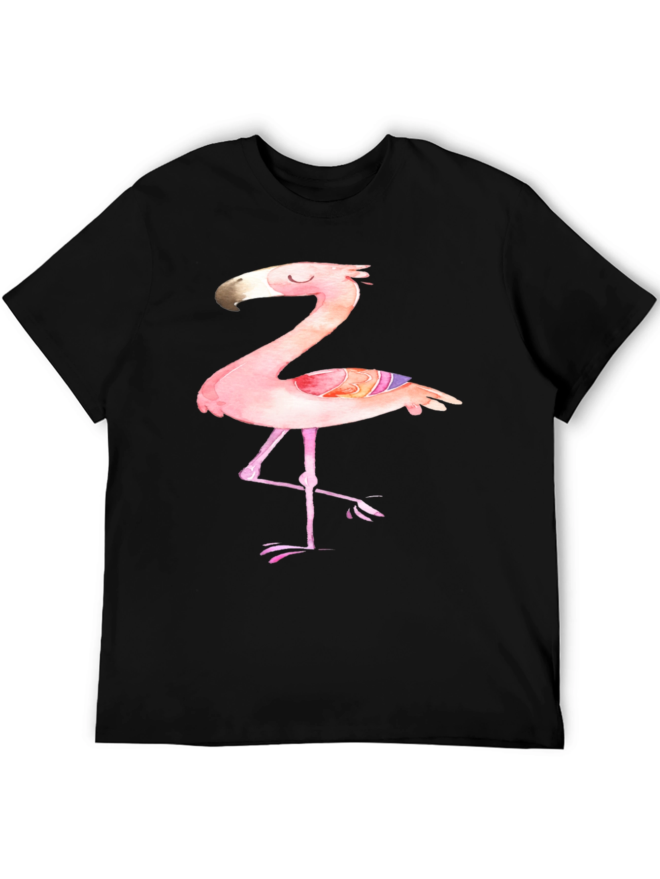 Watercolor Flamingo Graphic Tee