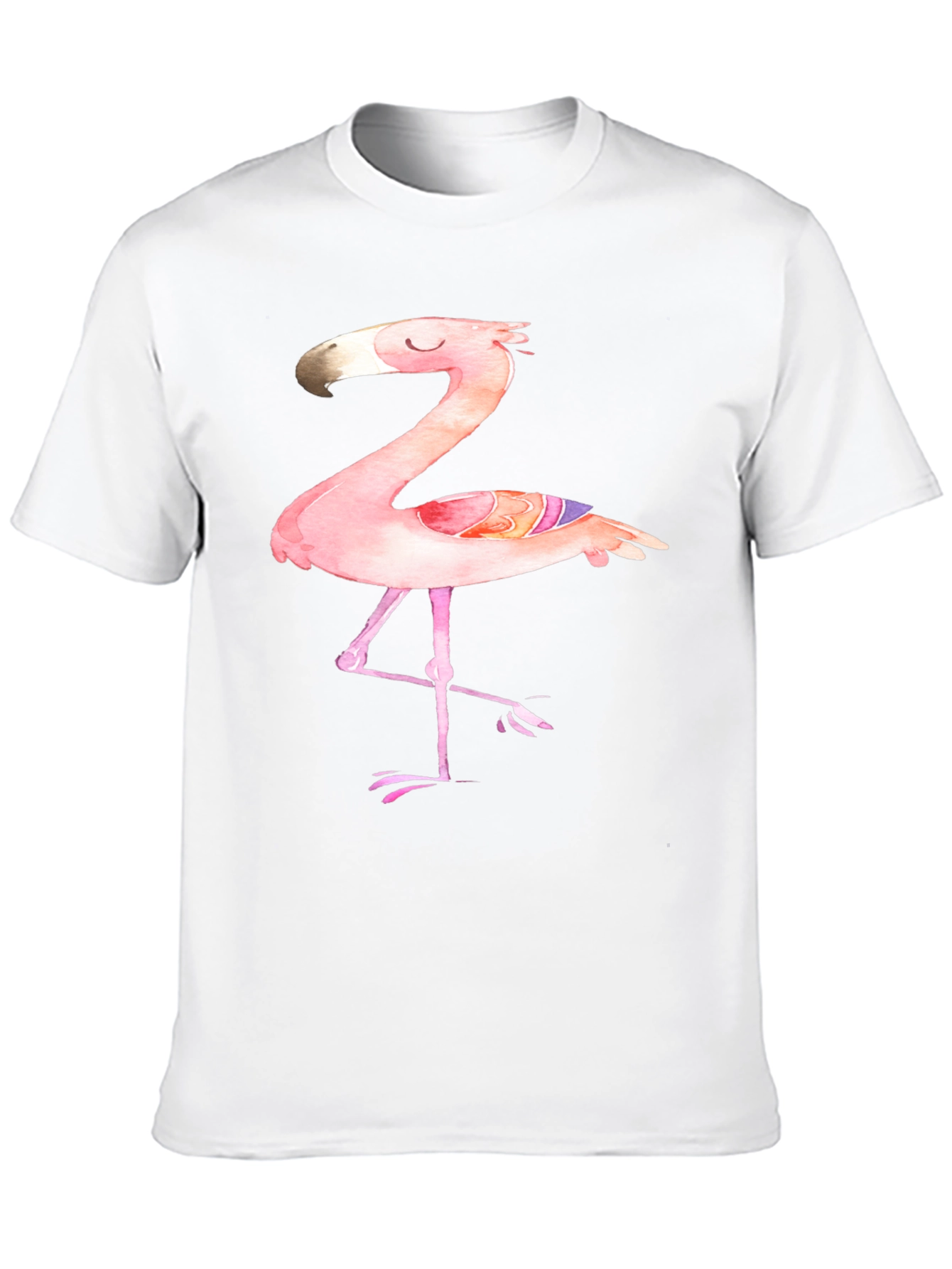 Watercolor Flamingo Graphic Tee