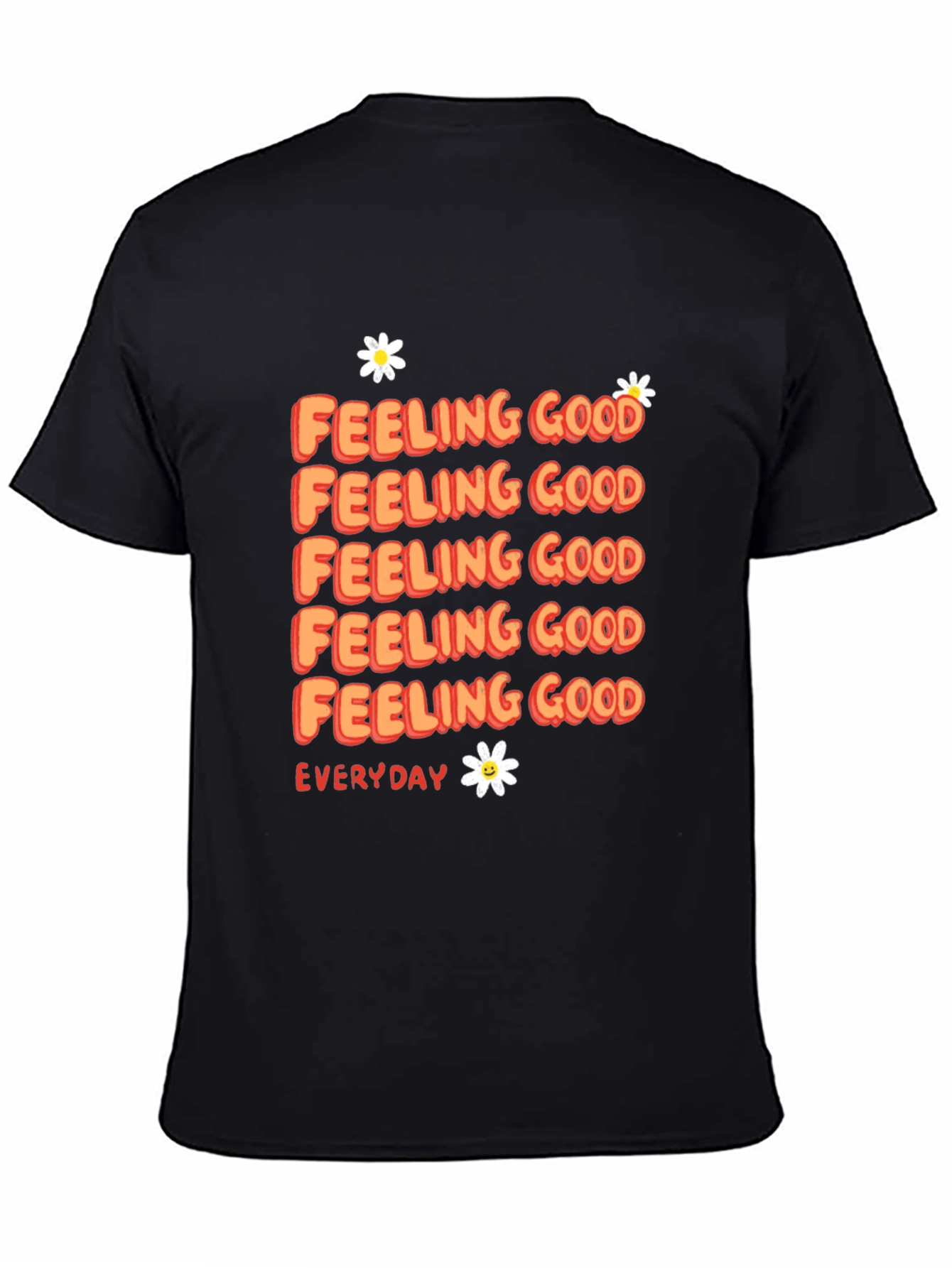 Feeling Good Everyday Graphic Tee - Black