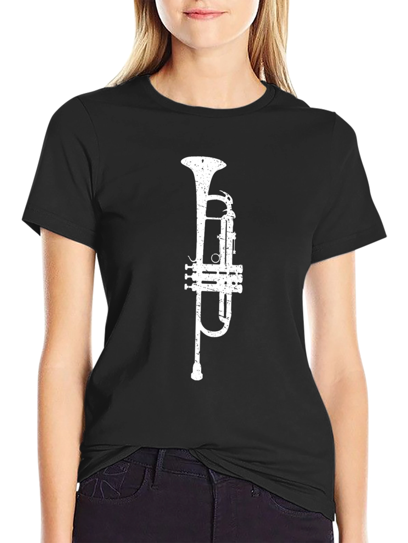 Trumpet Graphic Tee - Musical Instrument T-Shirt