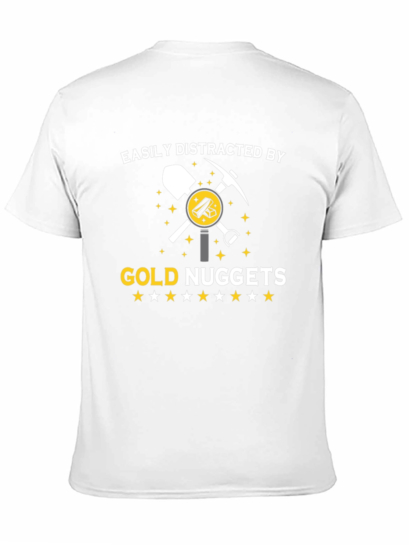 Gold Nuggets Distraction T-Shirt - Funny Miner Tee