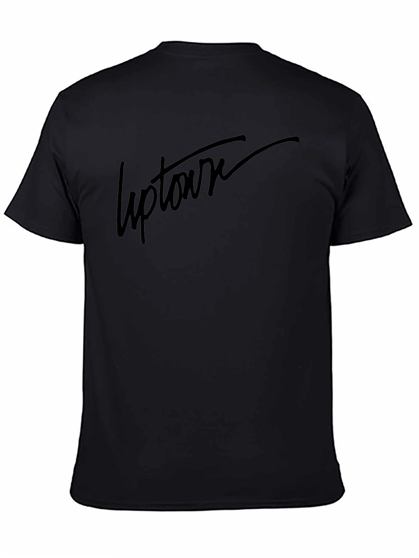 Uptown Graphic Print Black T-Shirt