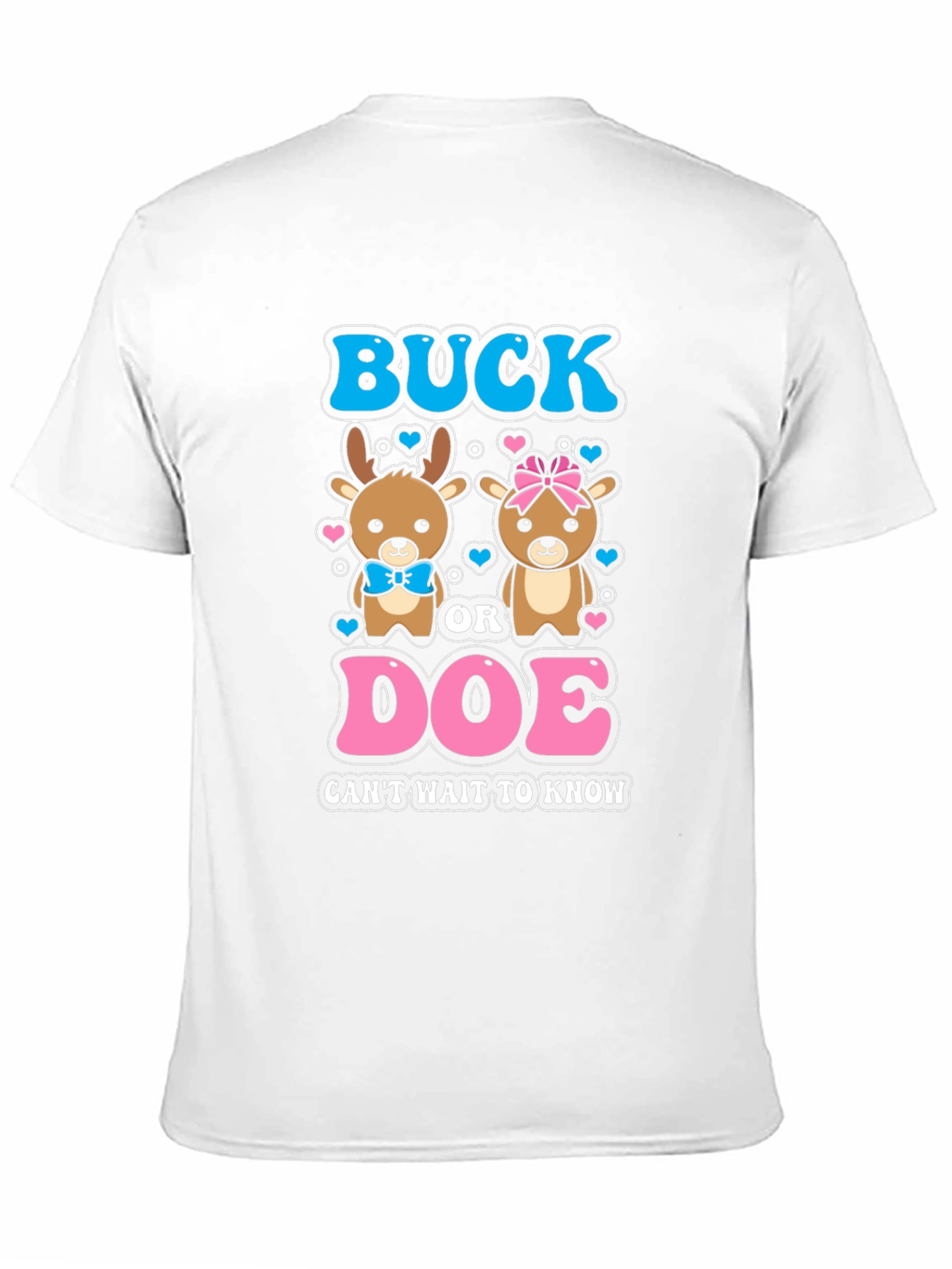 Buck or Doe Gender Reveal T-Shirt