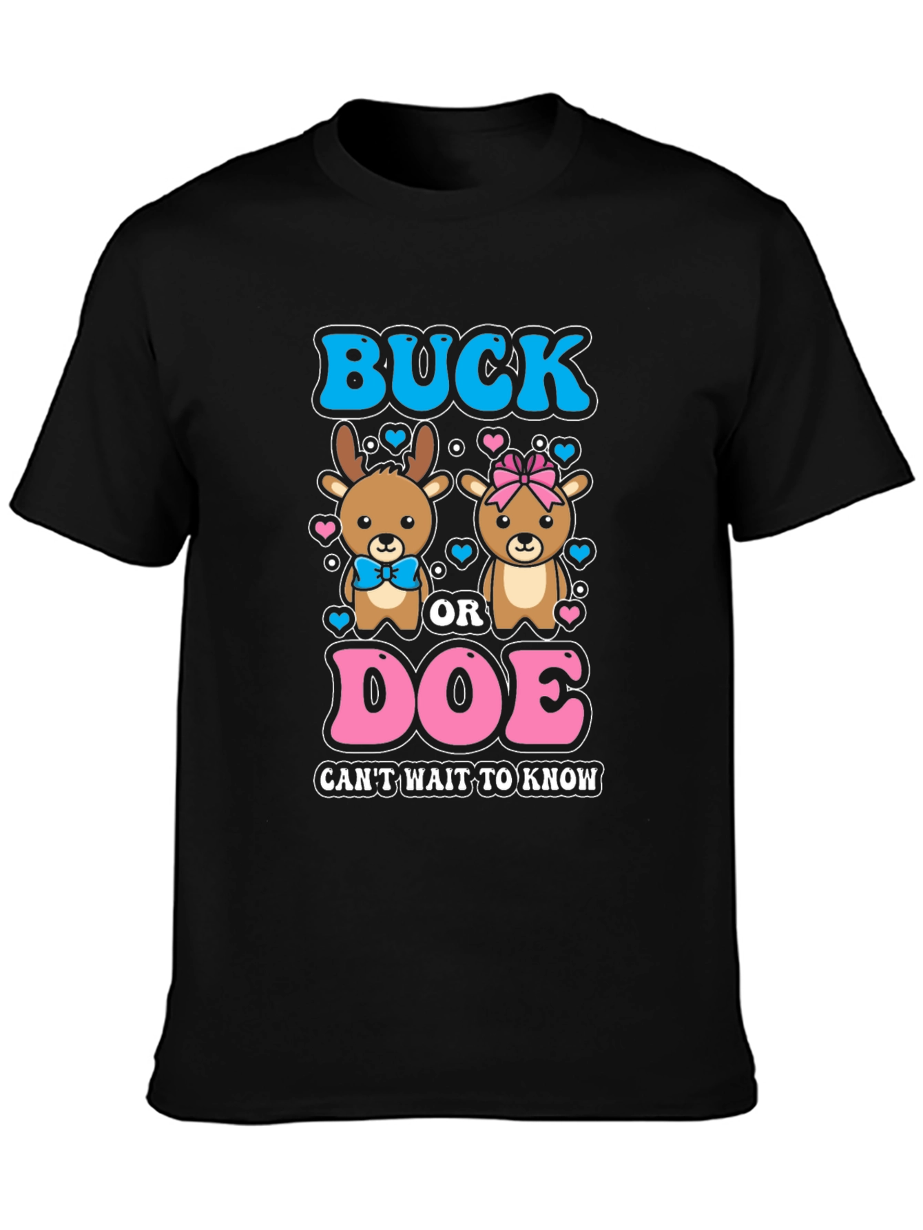 Buck or Doe Gender Reveal T-Shirt