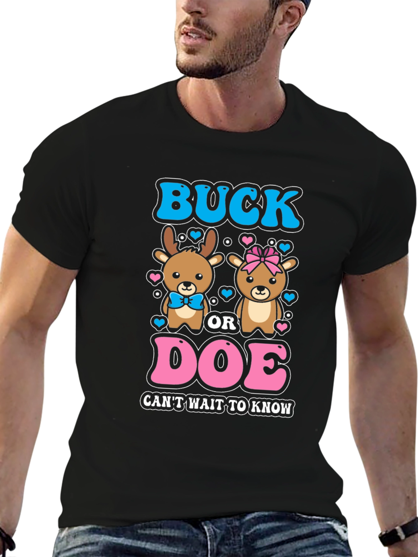 Buck or Doe Gender Reveal T-Shirt