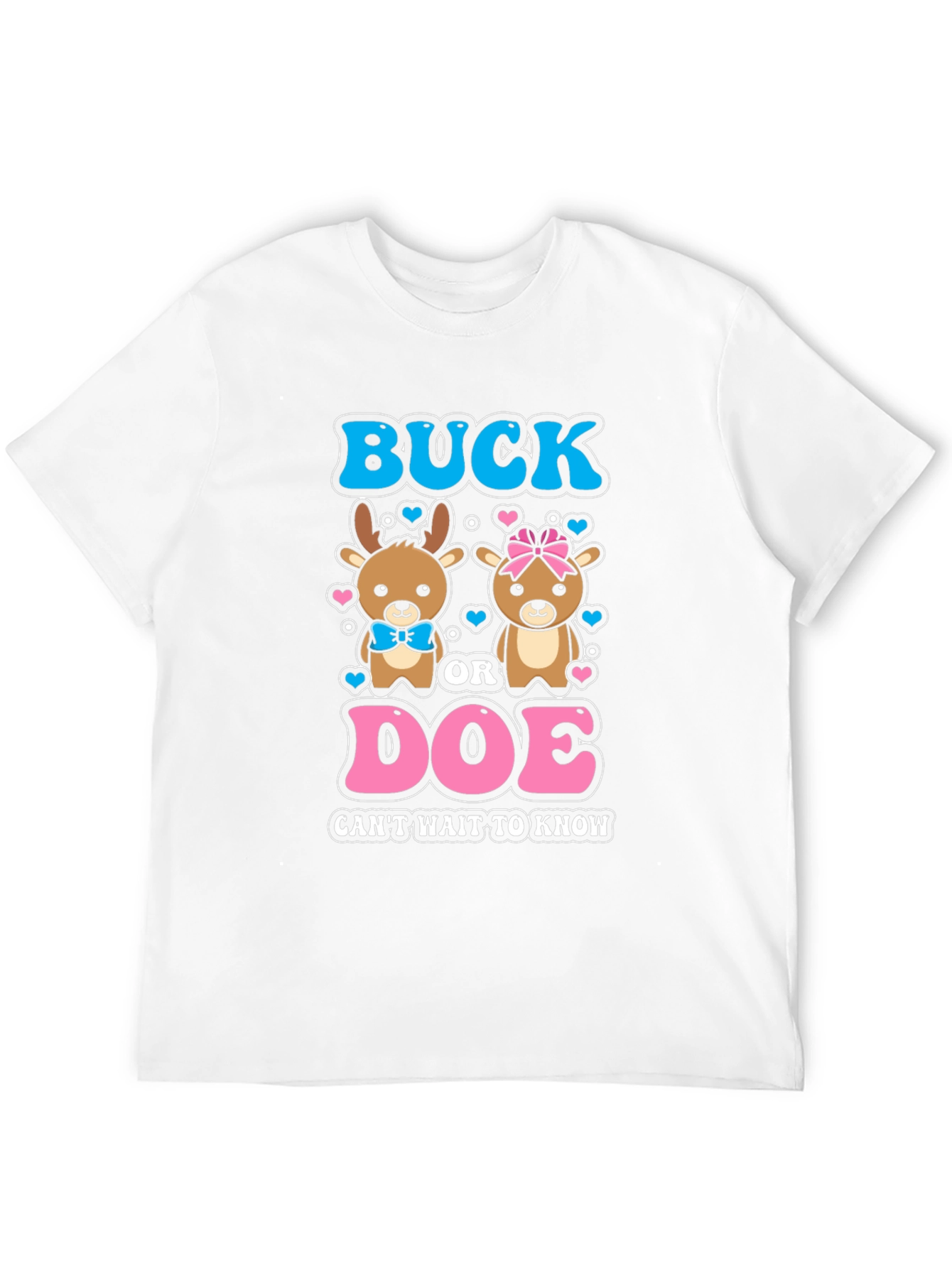 Buck or Doe Gender Reveal T-Shirt