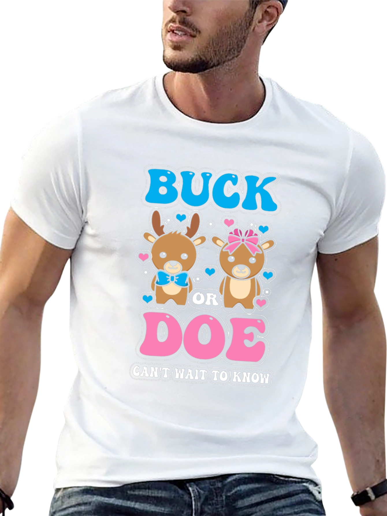Buck or Doe Gender Reveal T-Shirt