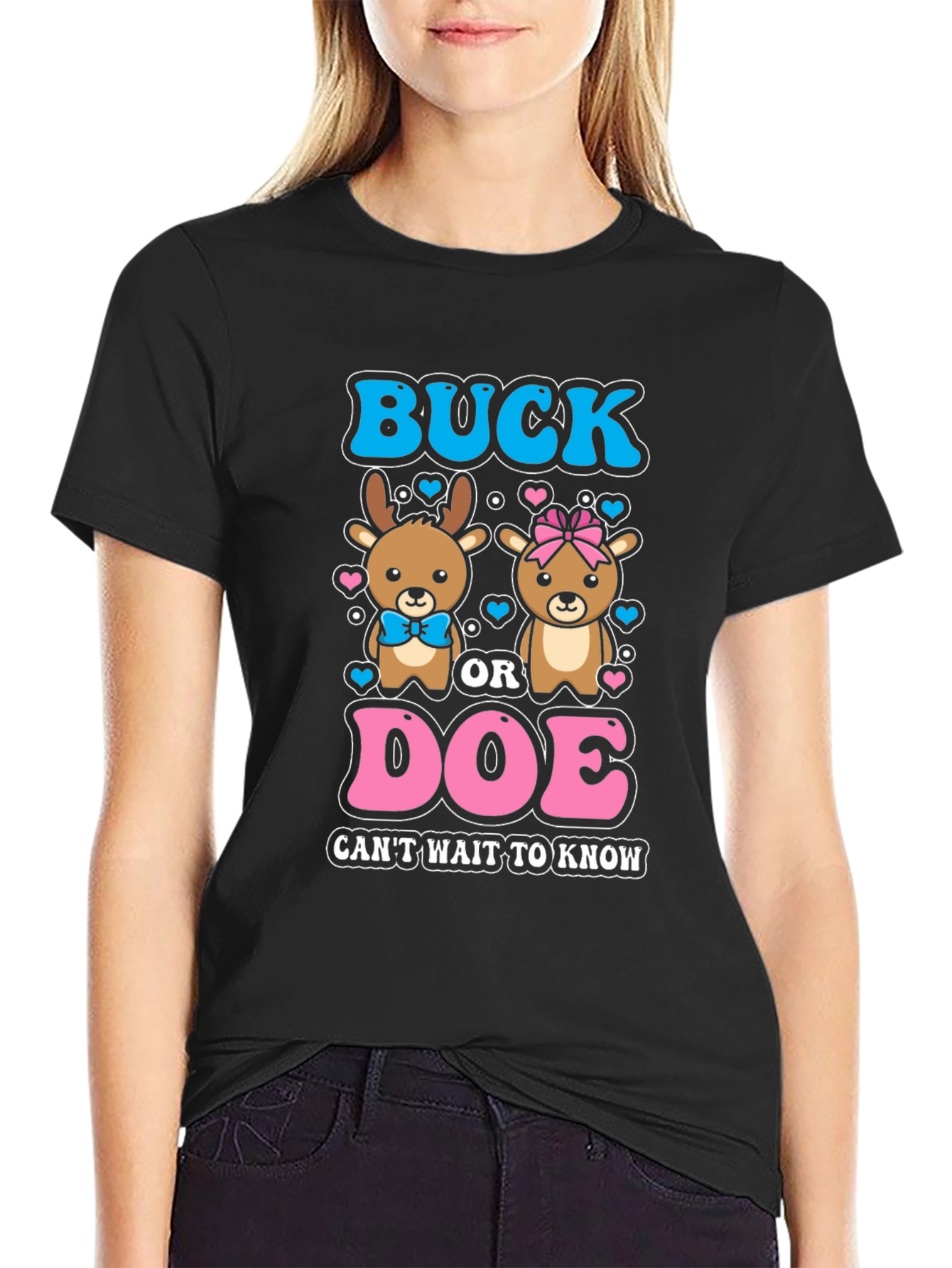 Buck or Doe Gender Reveal T-Shirt