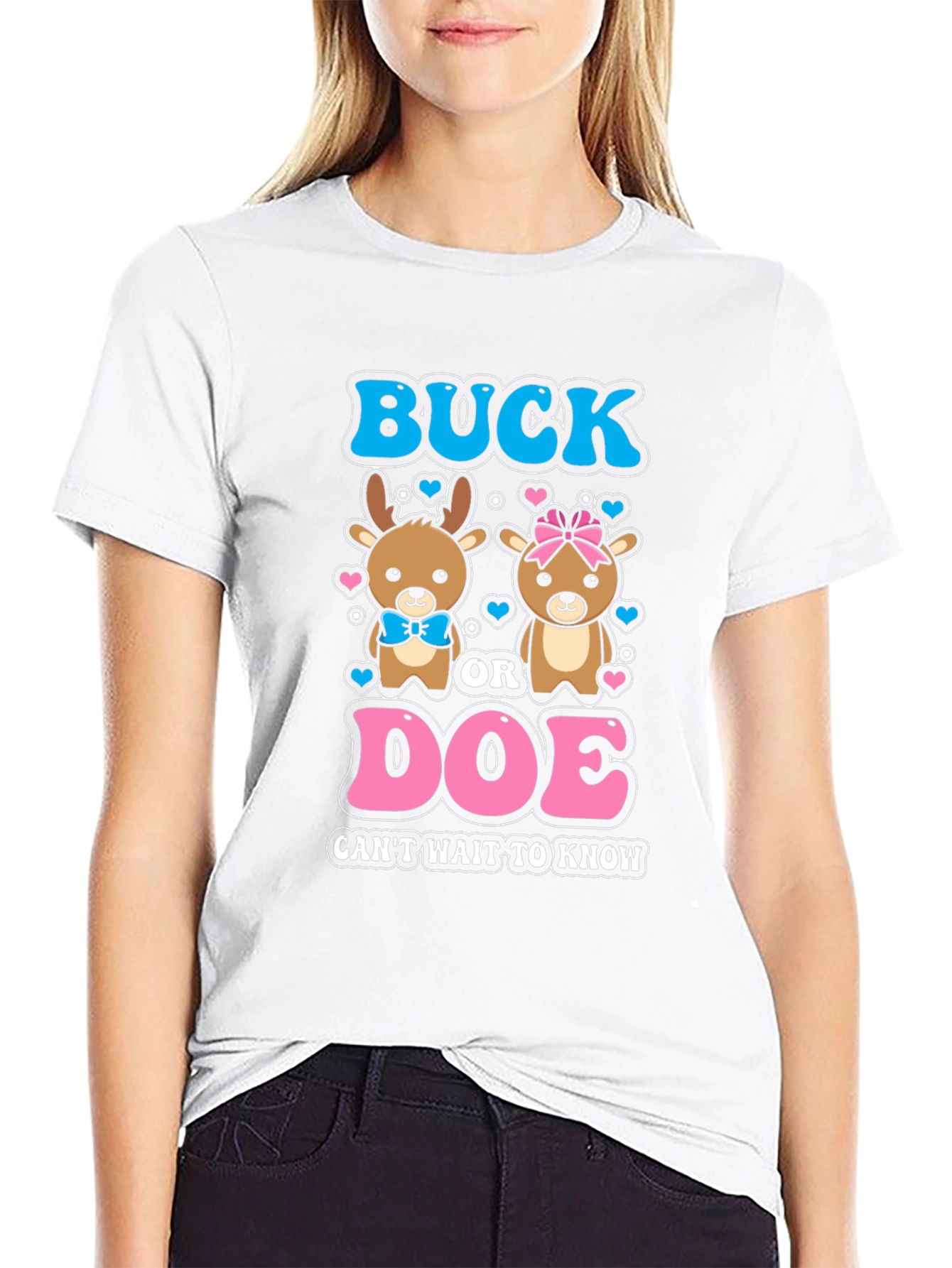 Buck or Doe Gender Reveal T-Shirt