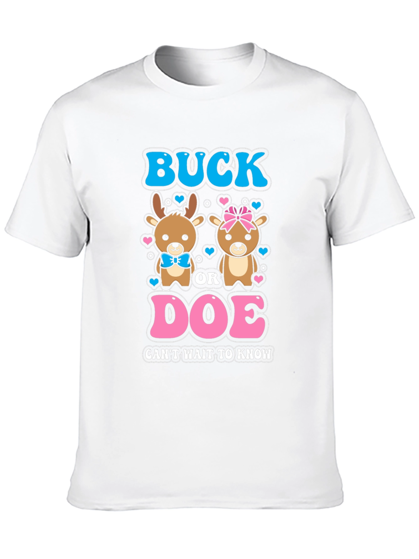 Buck or Doe Gender Reveal T-Shirt