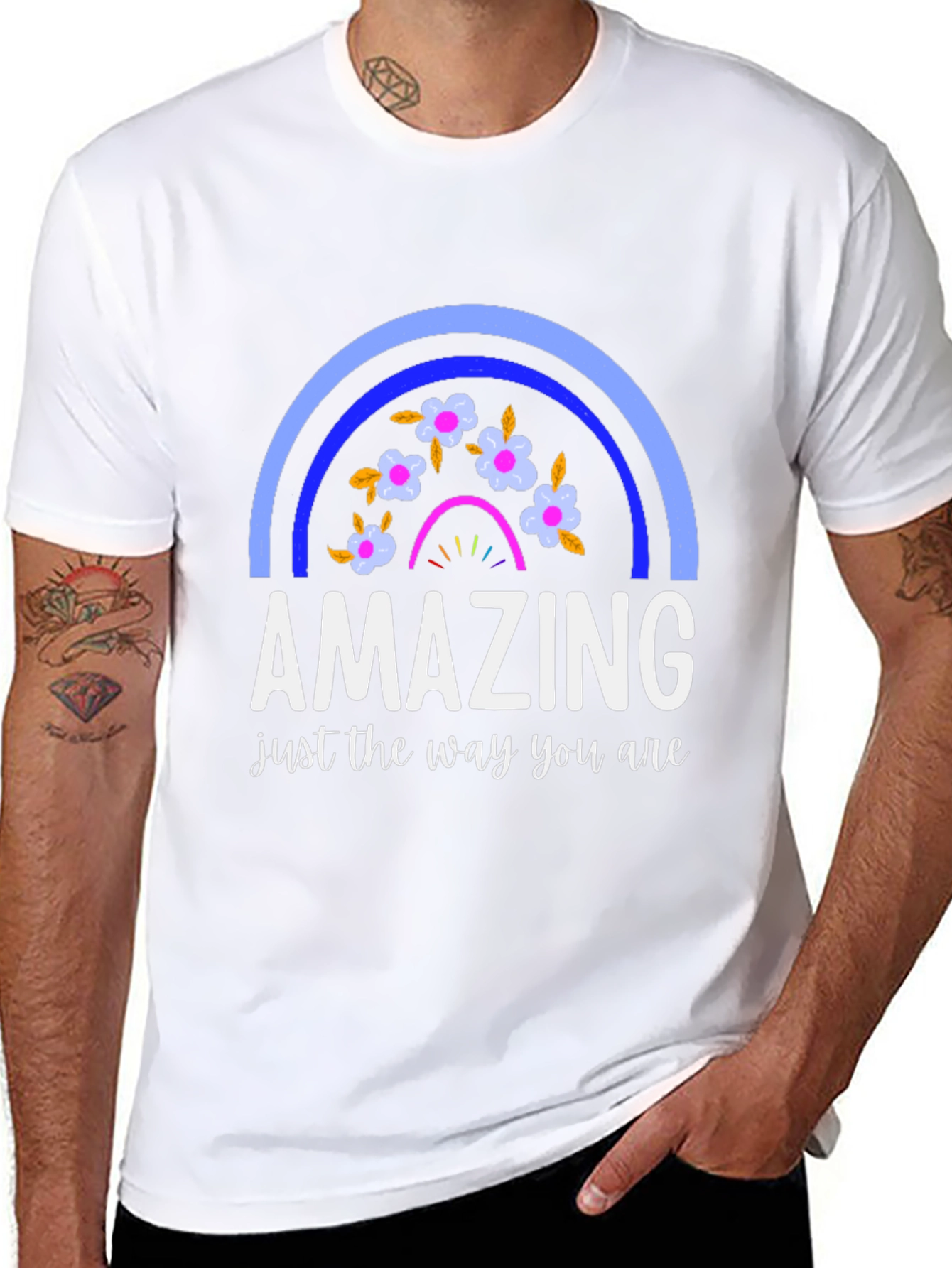 Amazing Rainbow Graphic T-Shirt