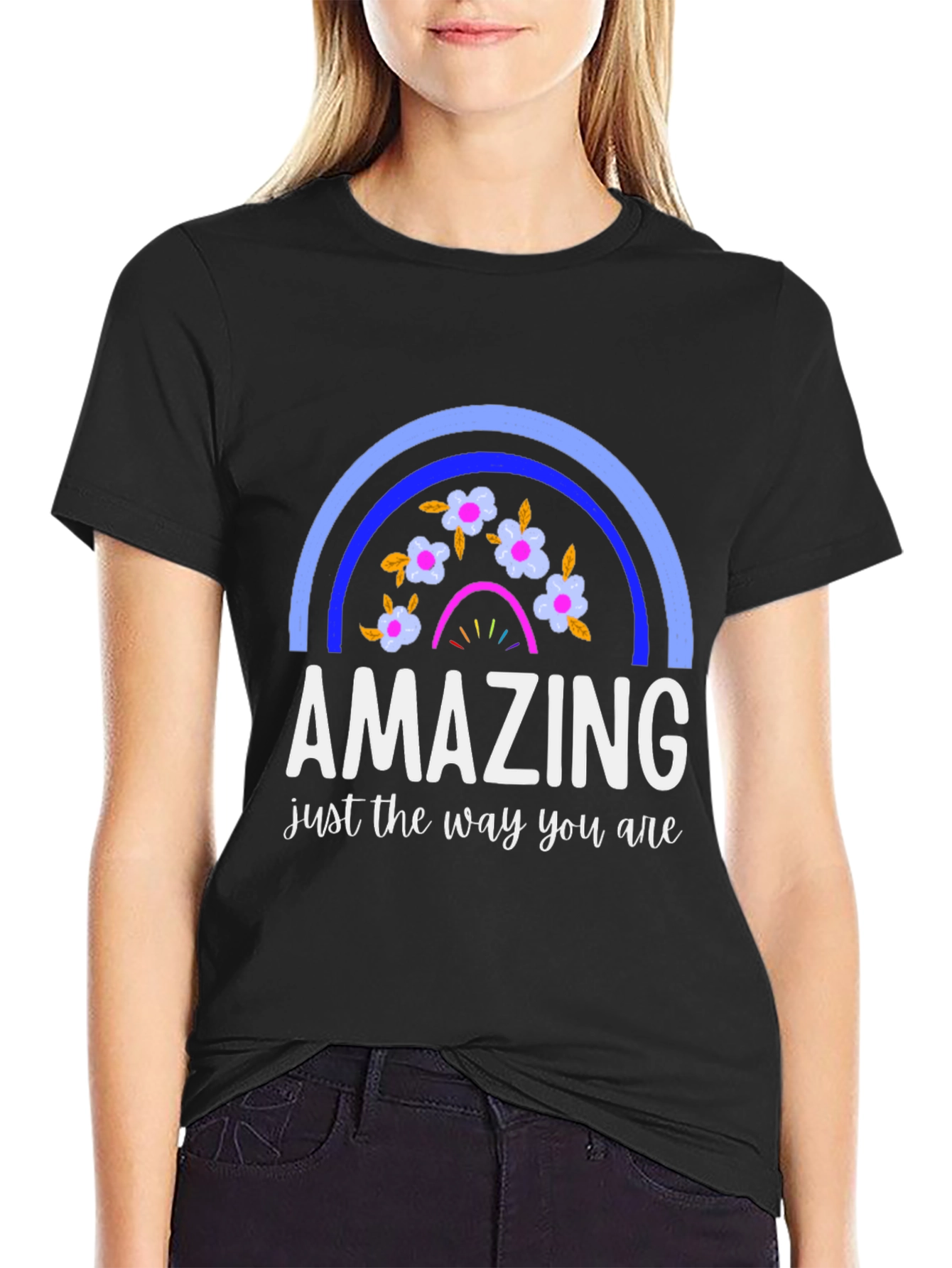 Amazing Rainbow Graphic T-Shirt