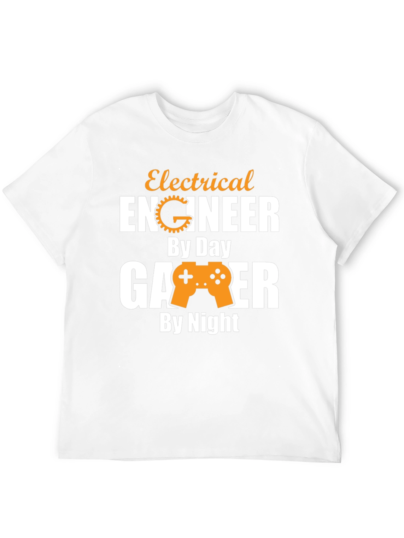 Electrical Engineer Gamer T-Shirt - Day & Night