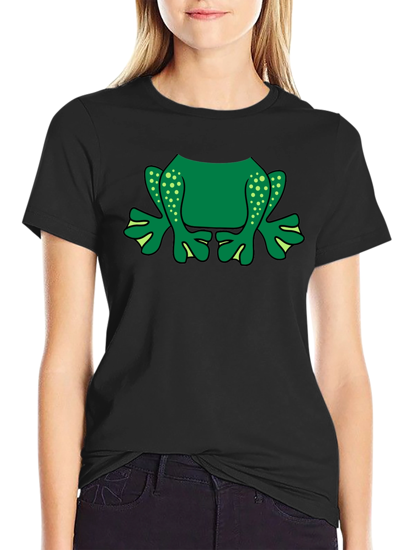 Frog Graphic Tee - Quirky Animal Print