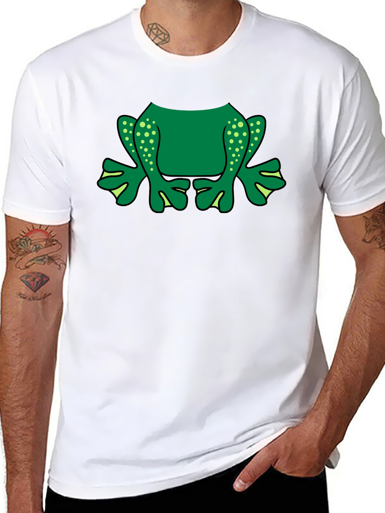 Frog Graphic Tee - Quirky Animal Print