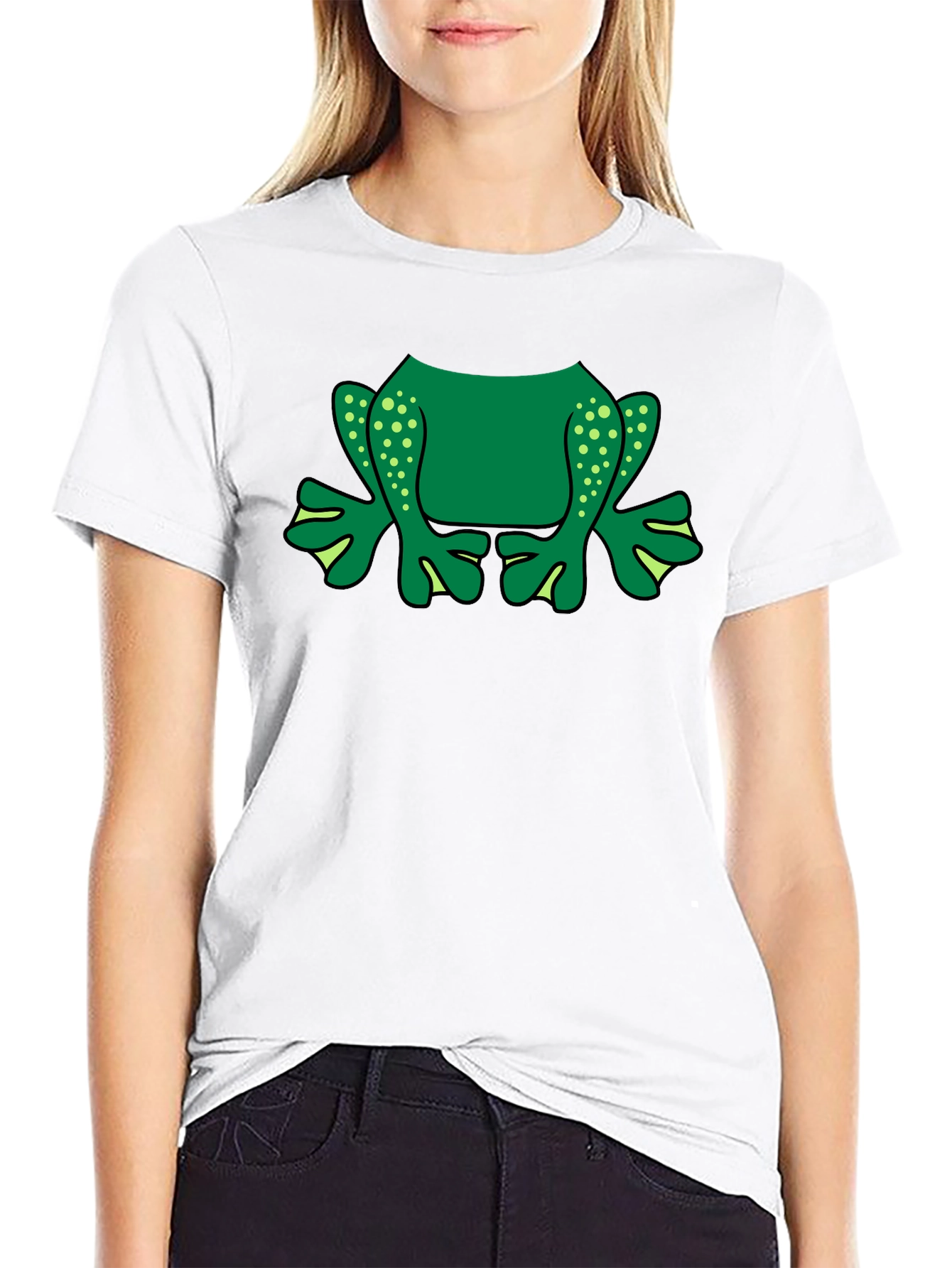 Frog Graphic Tee - Quirky Animal Print