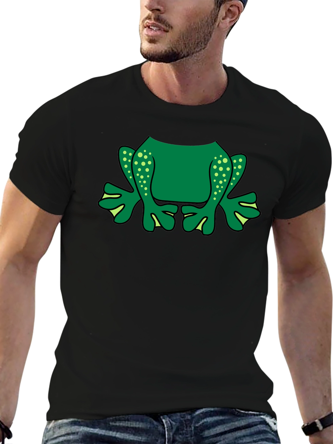 Frog Graphic Tee - Quirky Animal Print