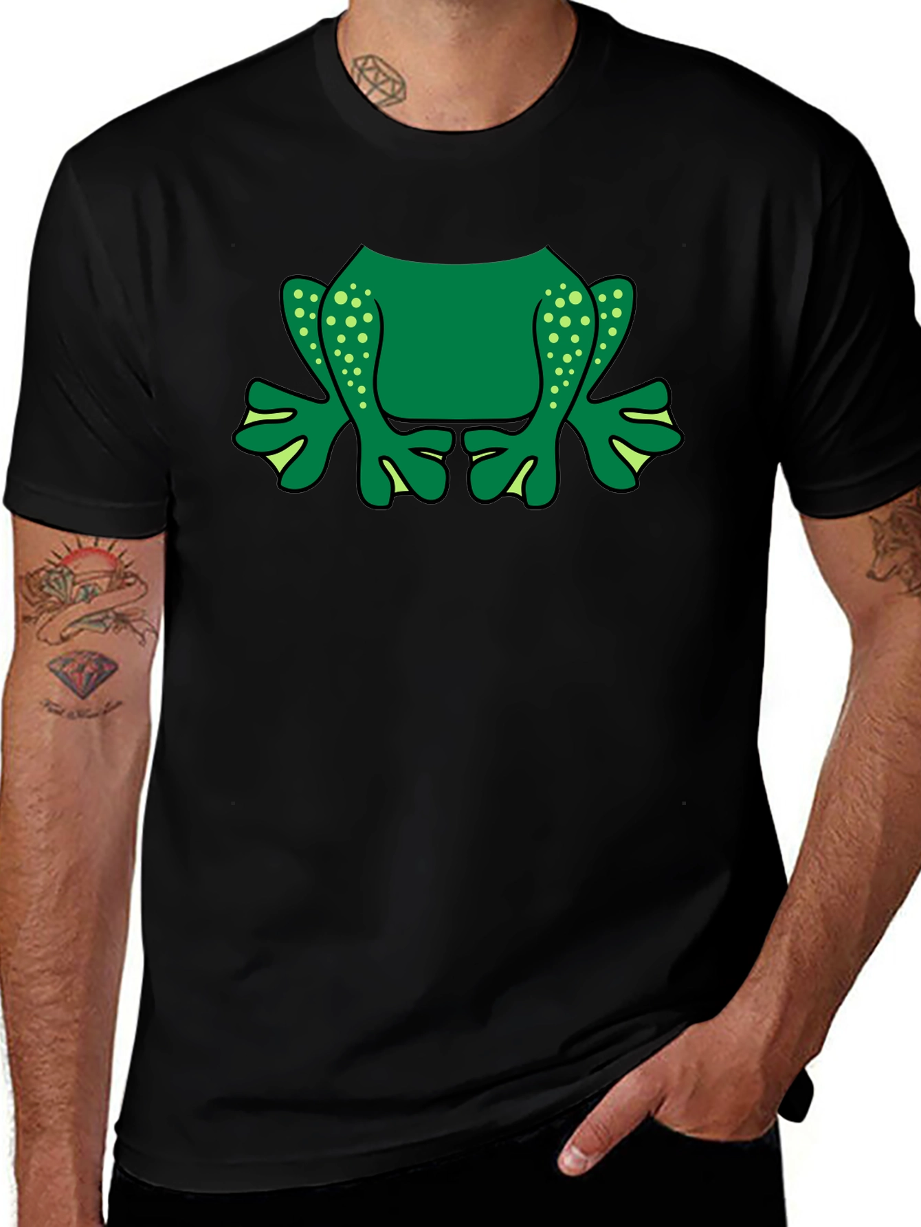 Frog Graphic Tee - Quirky Animal Print