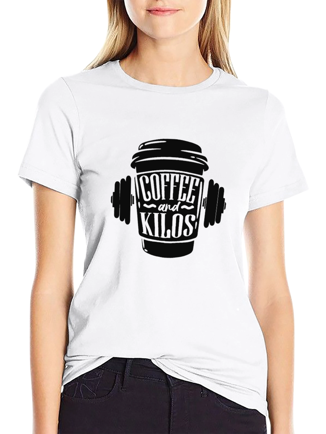 Coffee and Kilos Black T-Shirt