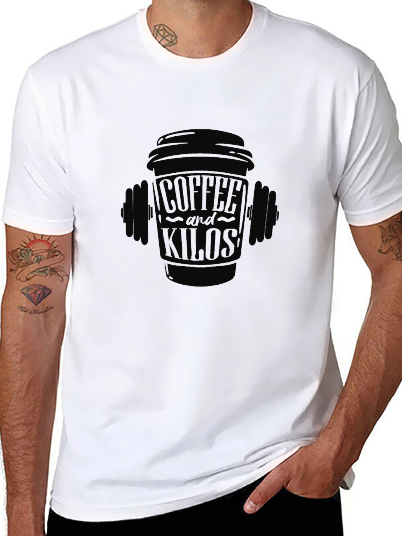 Coffee and Kilos Black T-Shirt