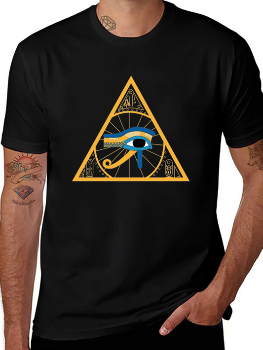 Eye of Ra Pyramid T-Shirt - Egyptian Symbol