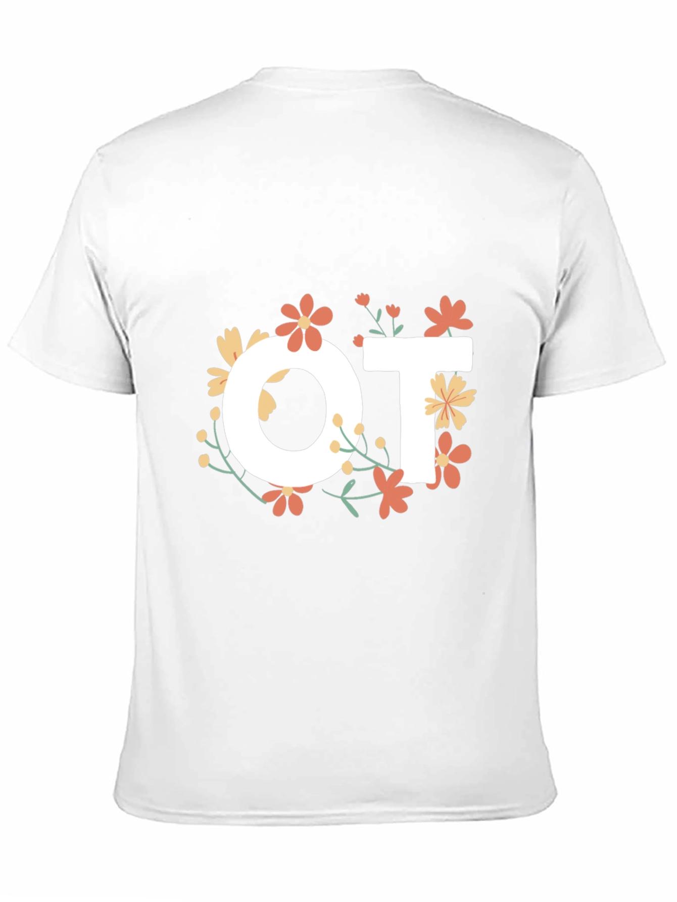 Floral OT T-Shirt - Occupational Therapist Tee