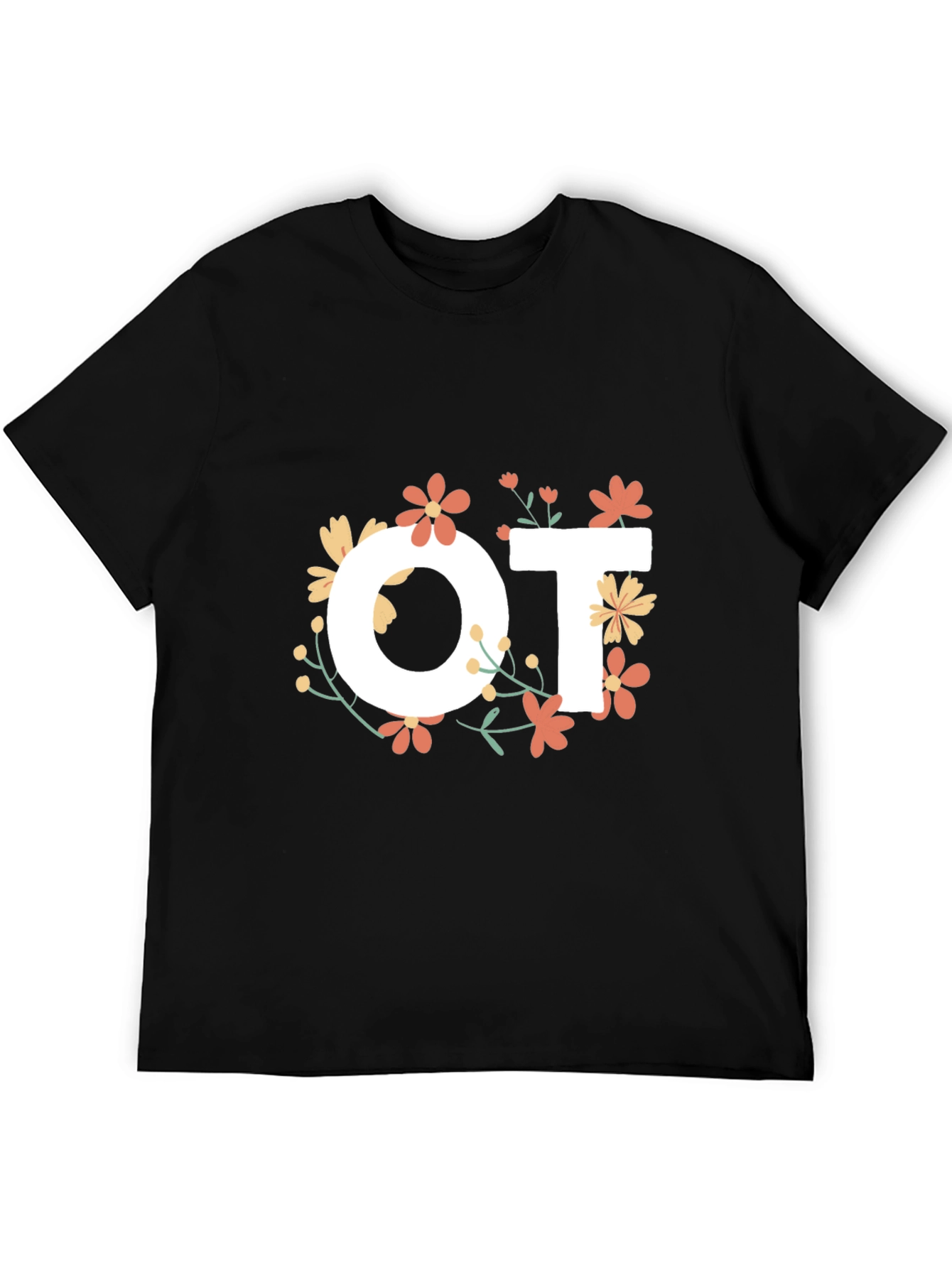 Floral OT T-Shirt - Occupational Therapist Tee