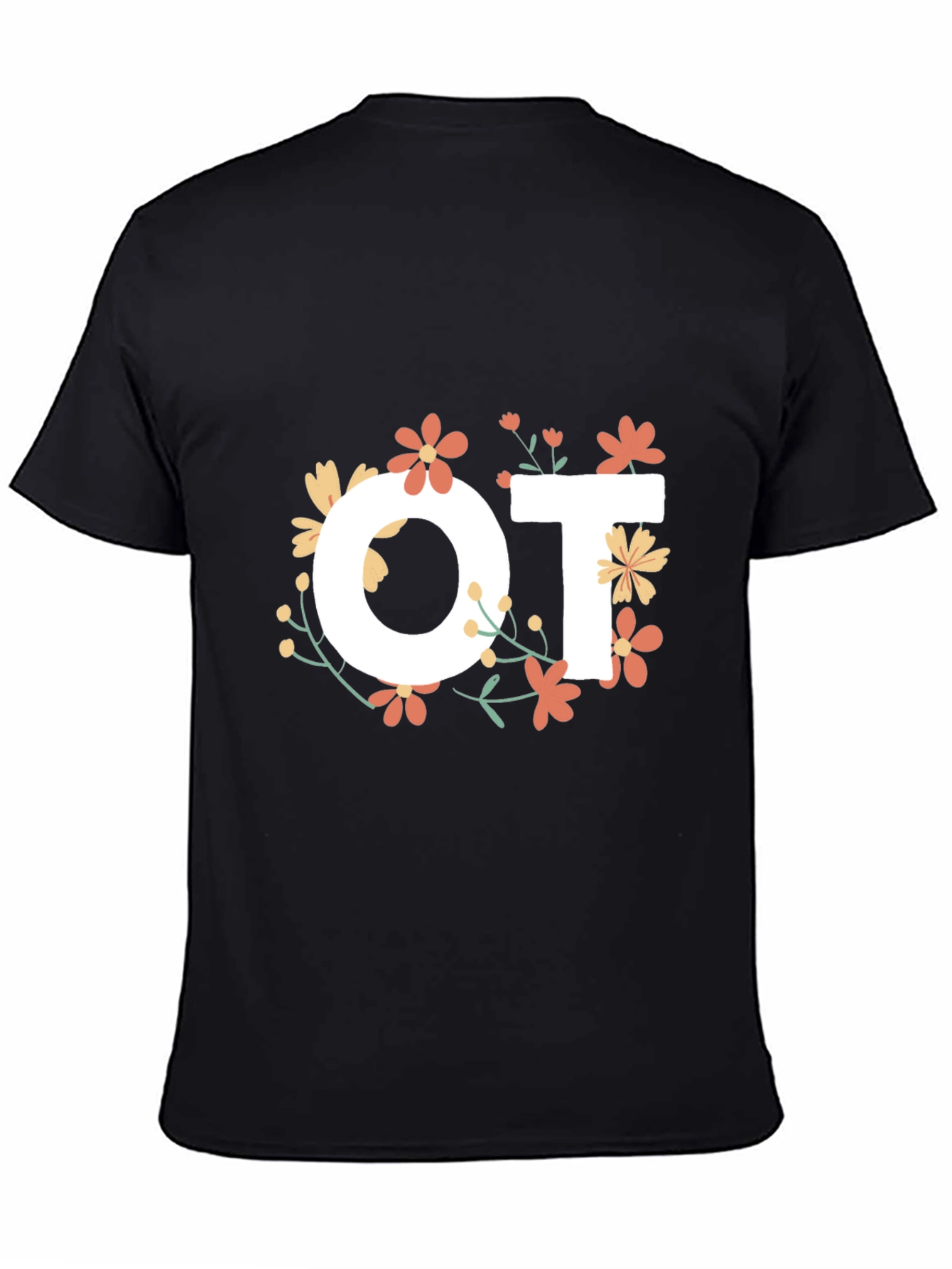 Floral OT T-Shirt - Occupational Therapist Tee