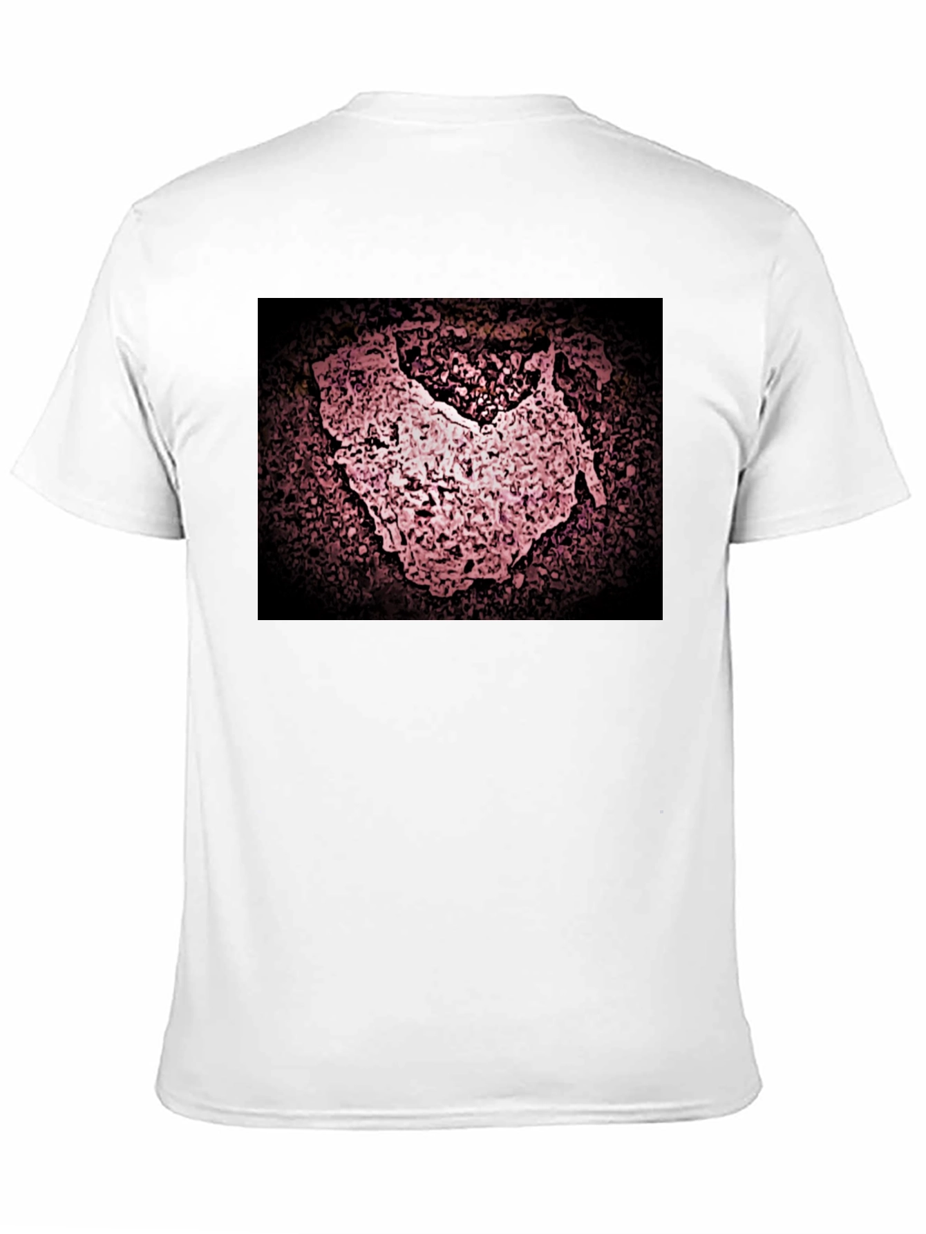 Abstract Graphic Print Black T-Shirt