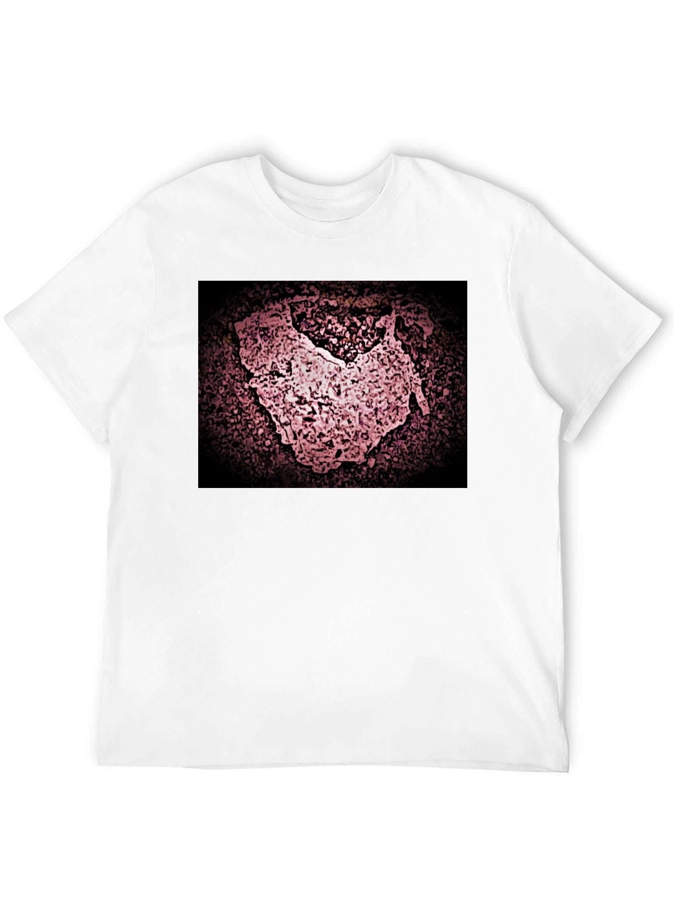 Abstract Graphic Print Black T-Shirt