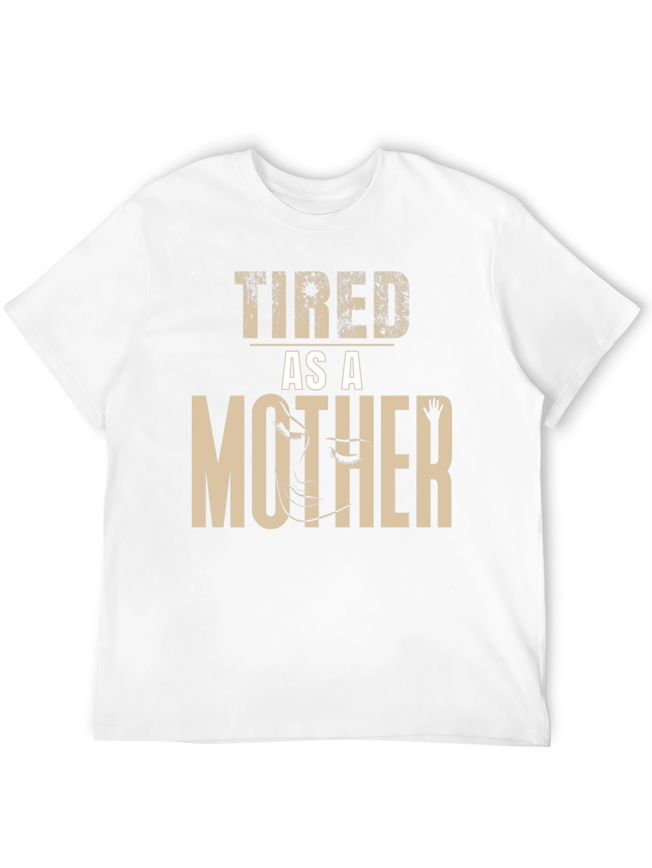 Tired As A Mother Graphic Tee - Black
