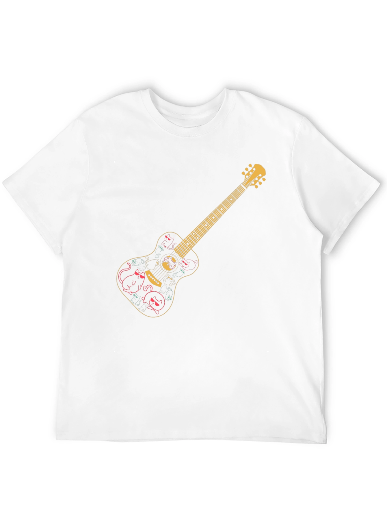 Guitar Cat Halloween T-Shirt