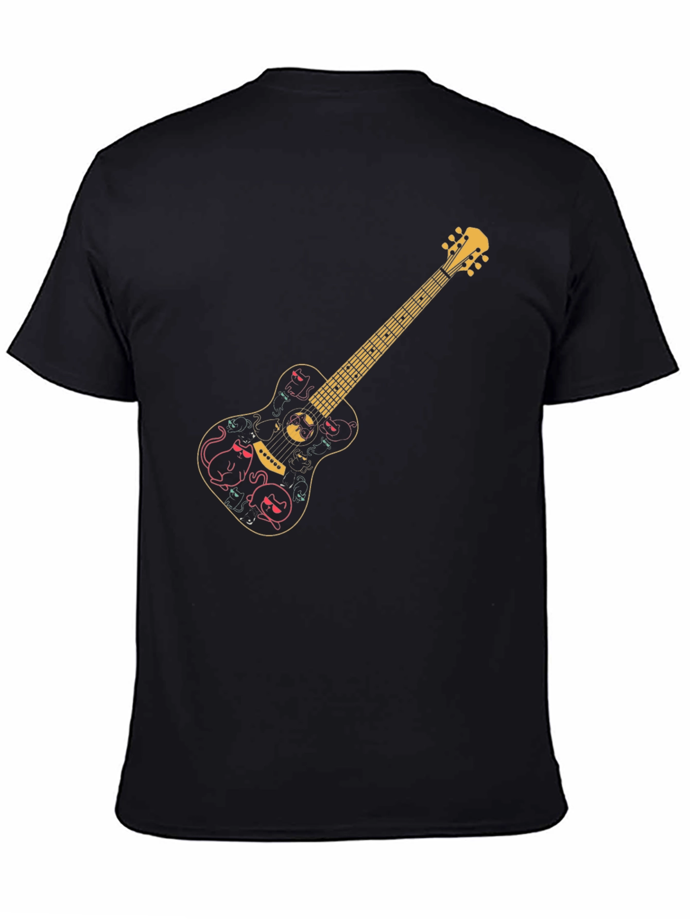 Guitar Cat Halloween T-Shirt
