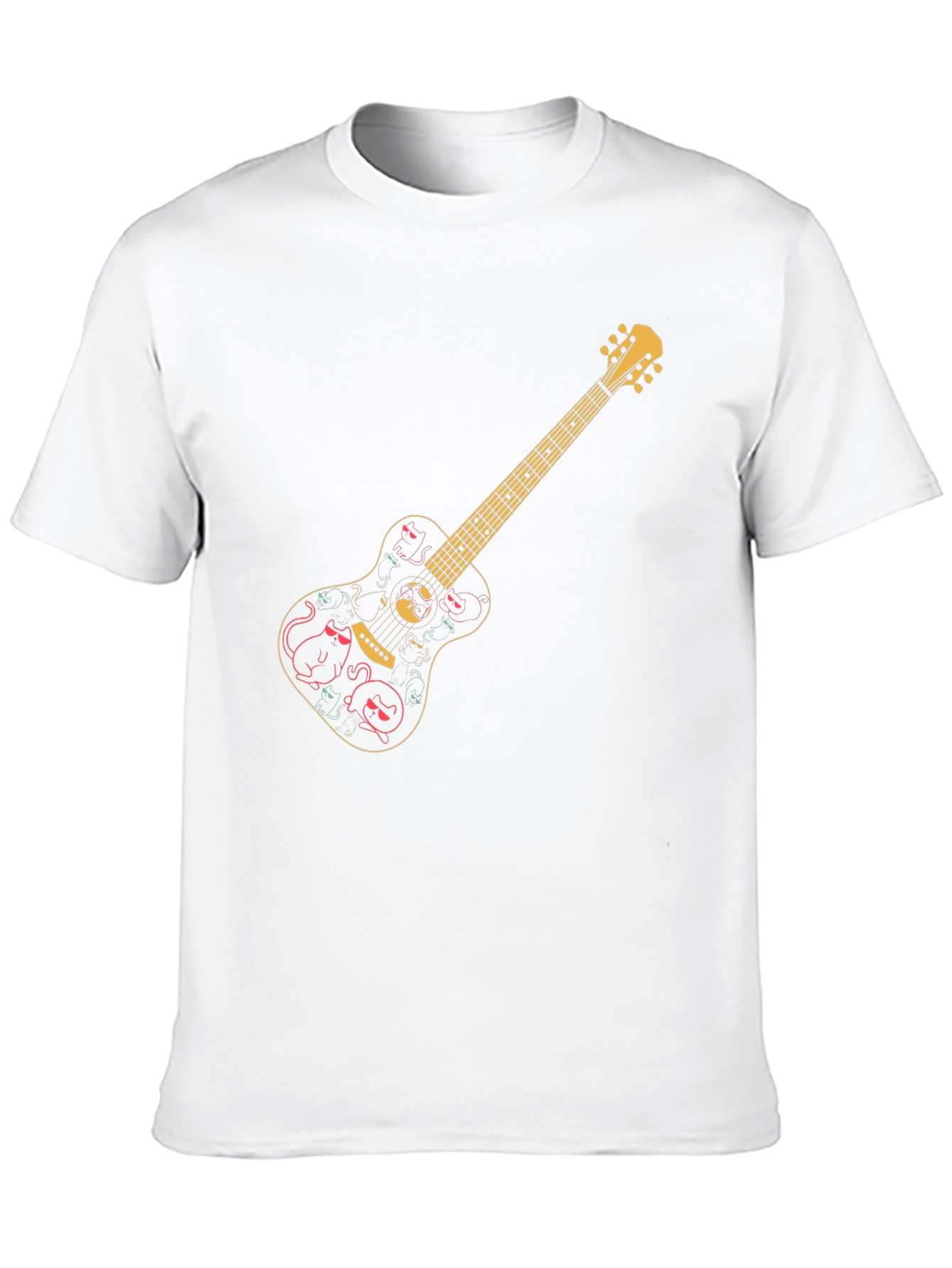 Guitar Cat Halloween T-Shirt