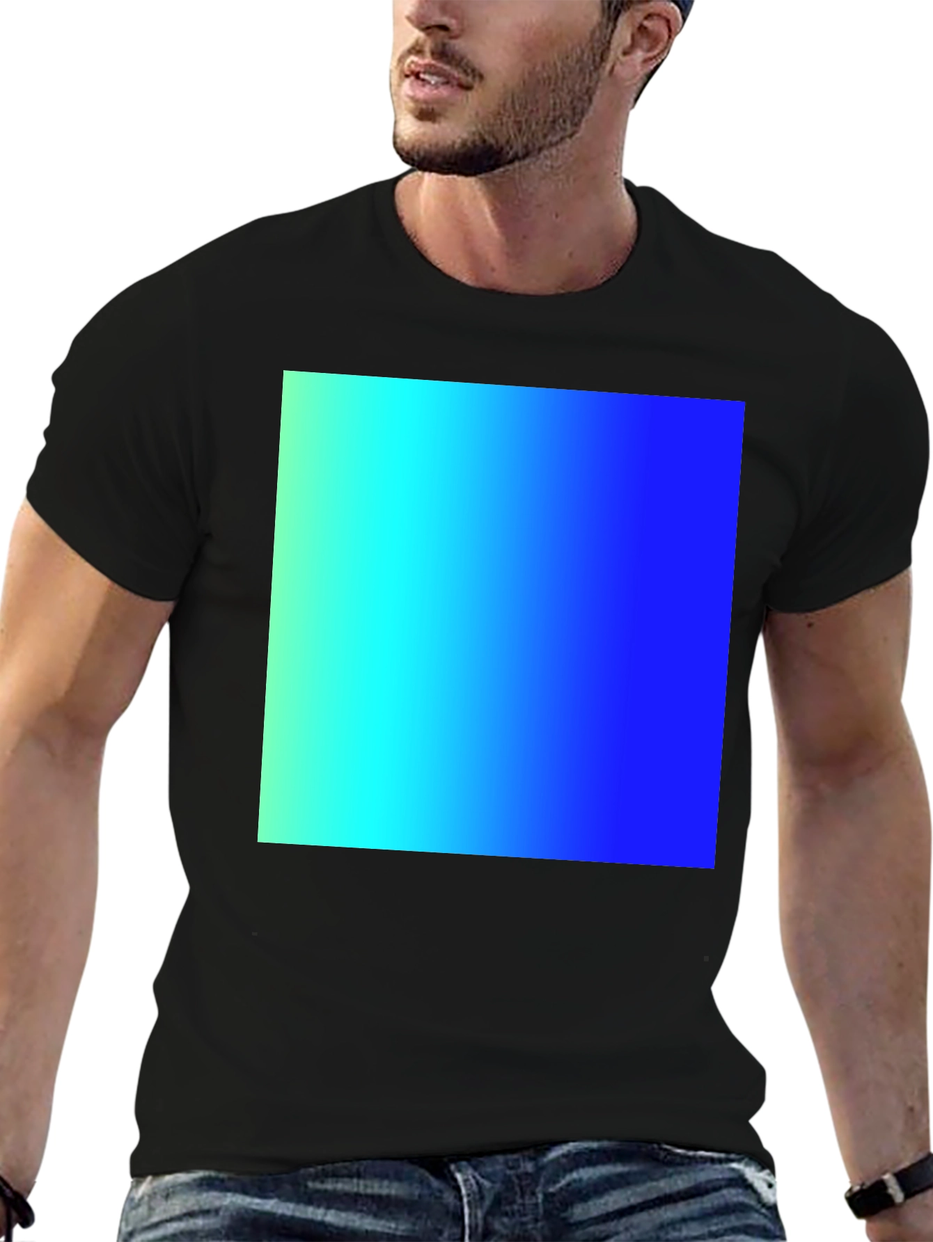 Gradient Square T-Shirt - Casual Comfort Bold Style
