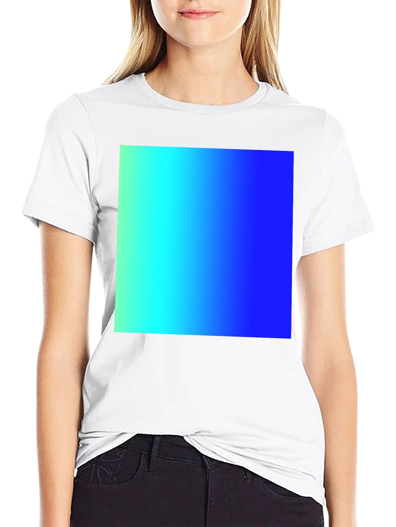 Gradient Square T-Shirt - Casual Comfort Bold Style